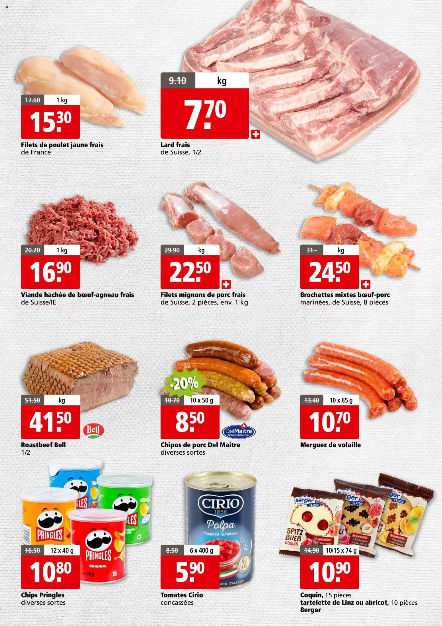Aligro aktionen Business Chavannes, Matran, Genève, Sion