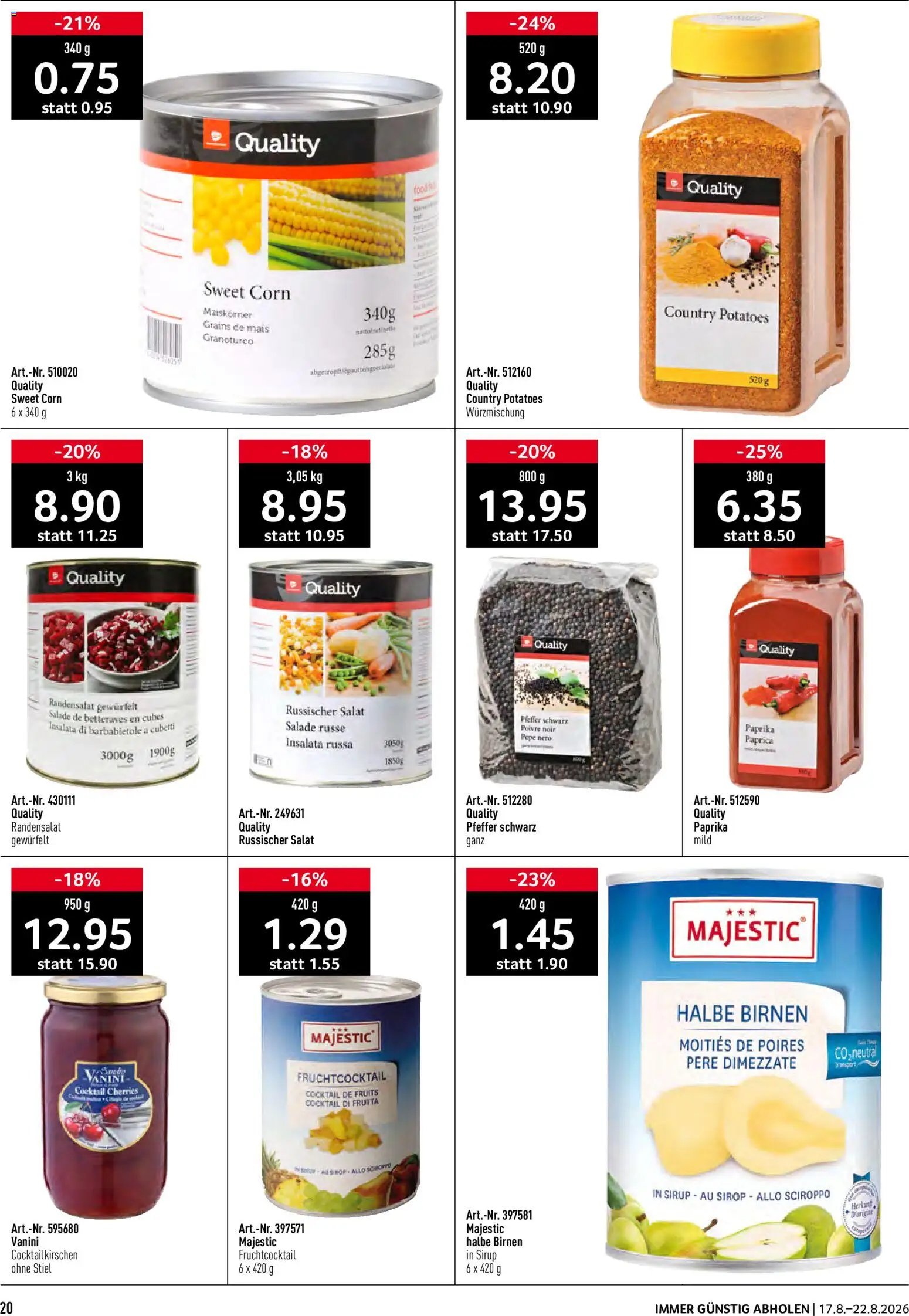 Prodega aktionen