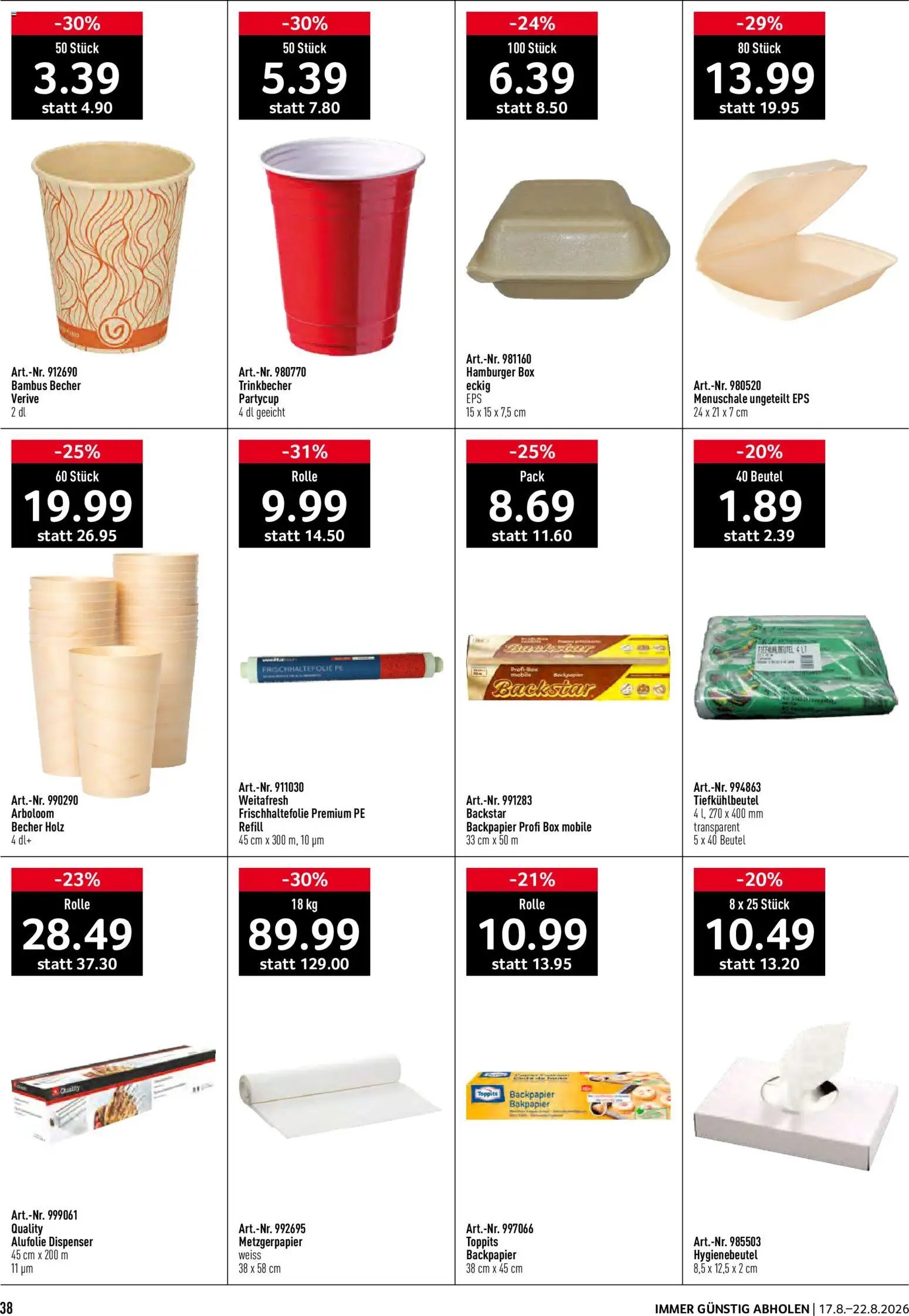 Prodega aktionen