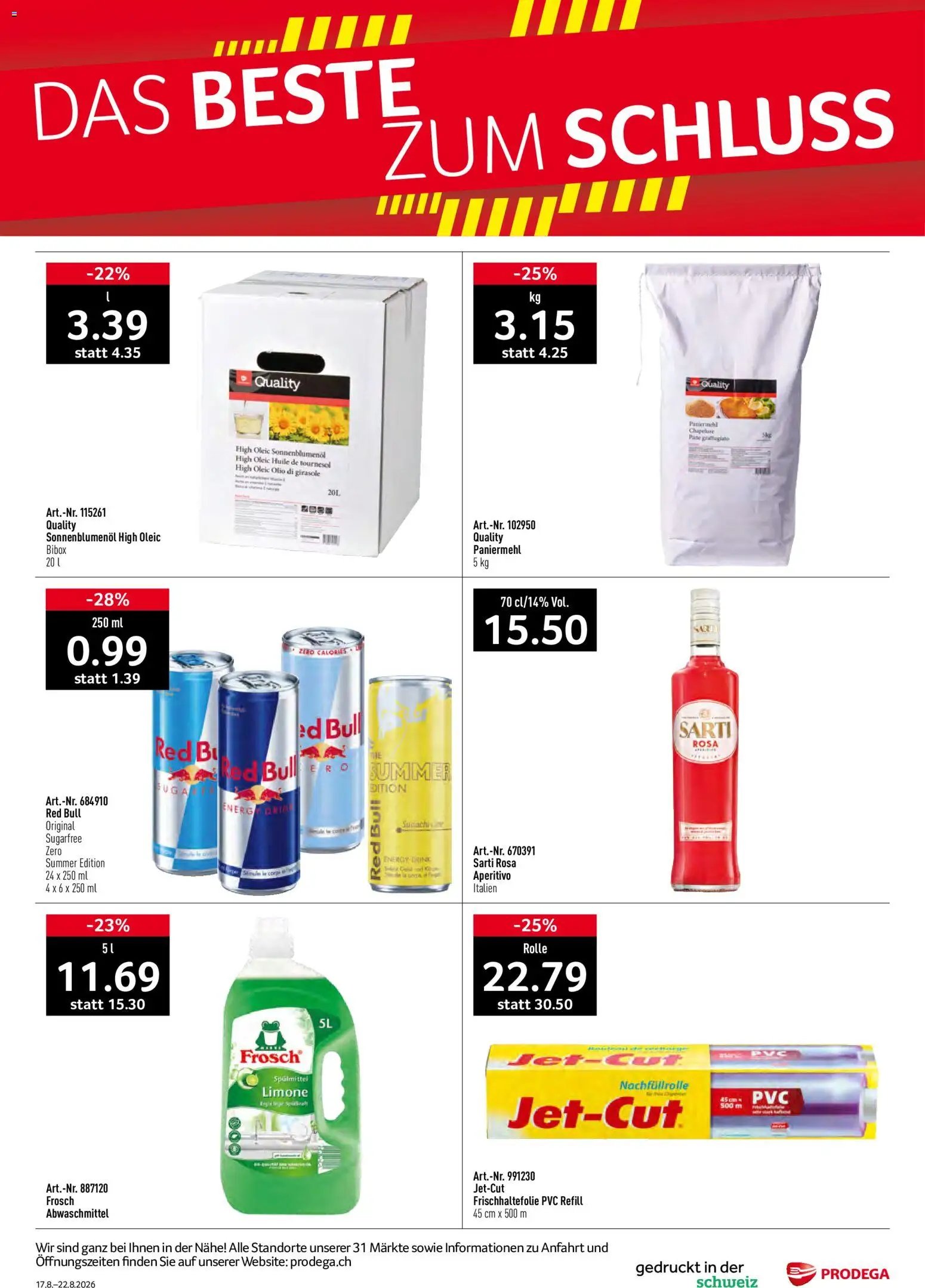 Prodega aktionen