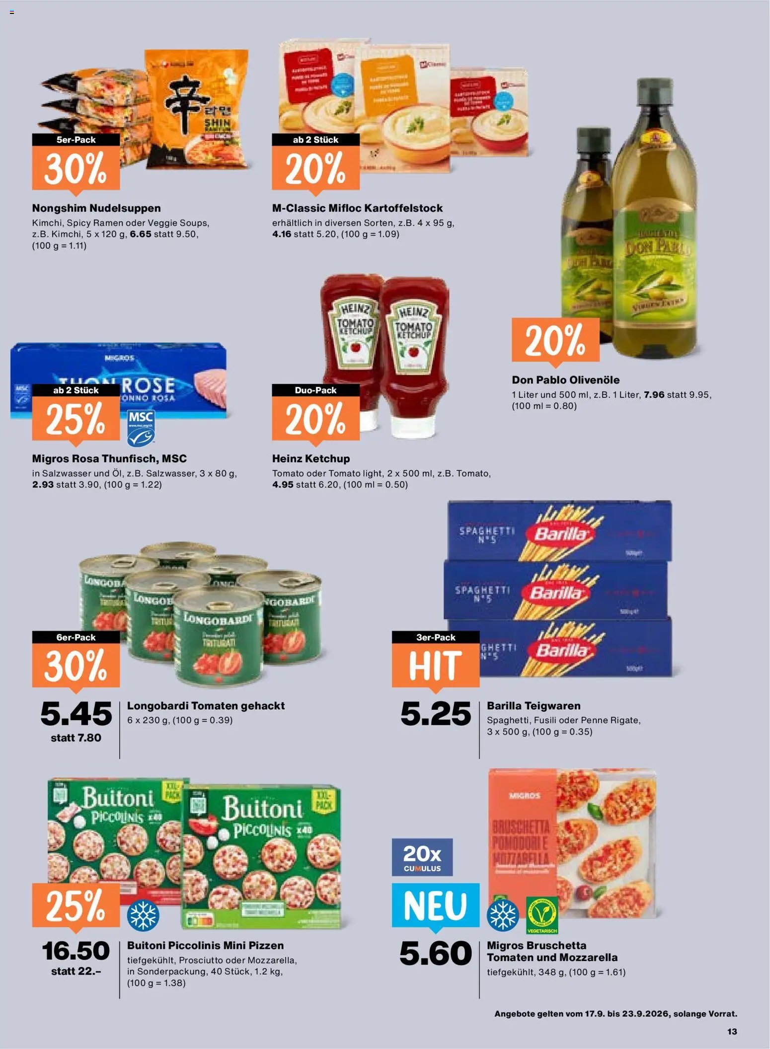 Migros aktionen