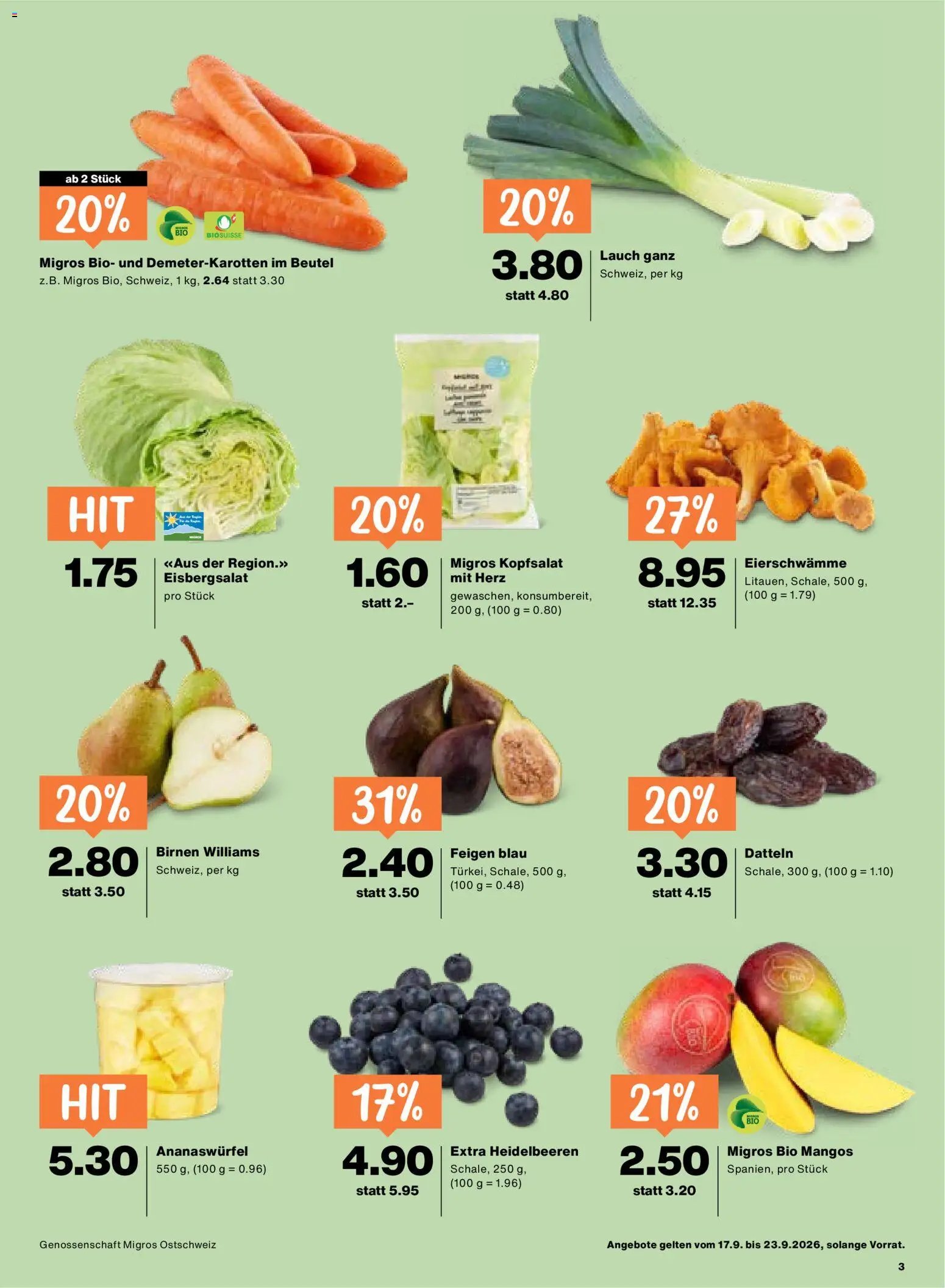 Migros aktionen
