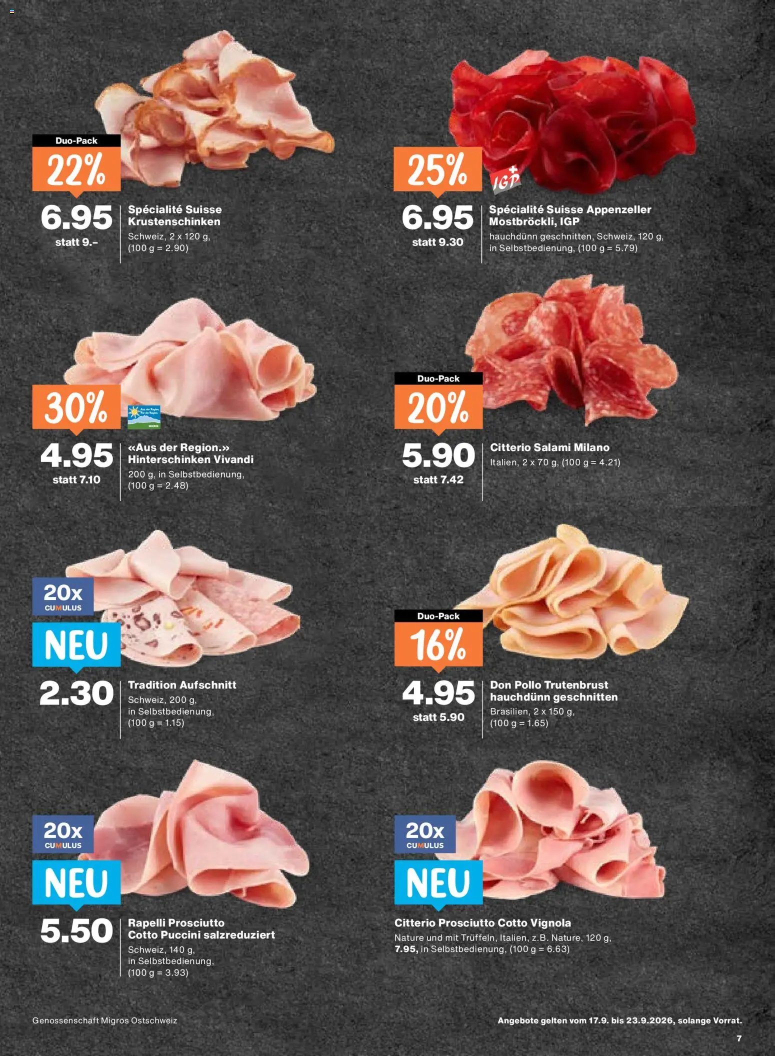 Migros aktionen