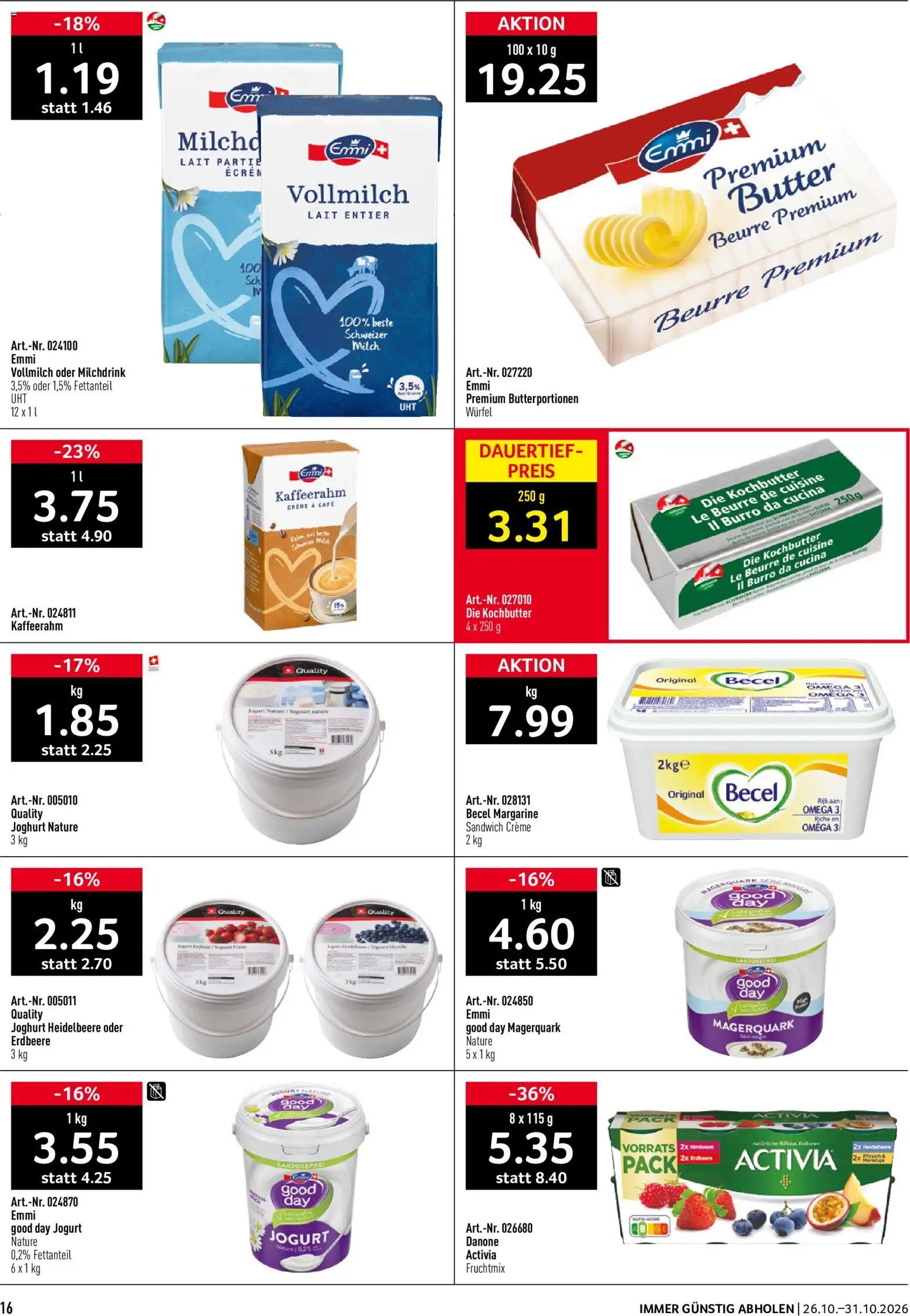 Prodega aktionen