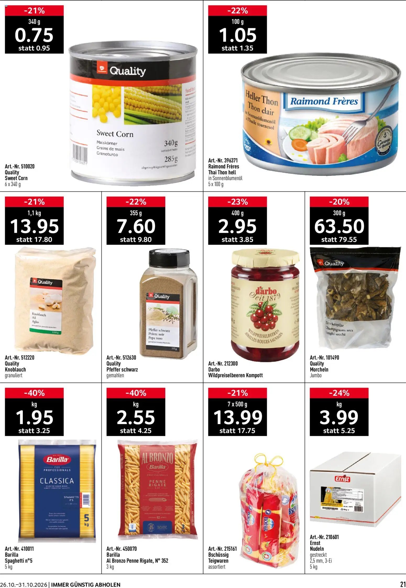 Prodega aktionen