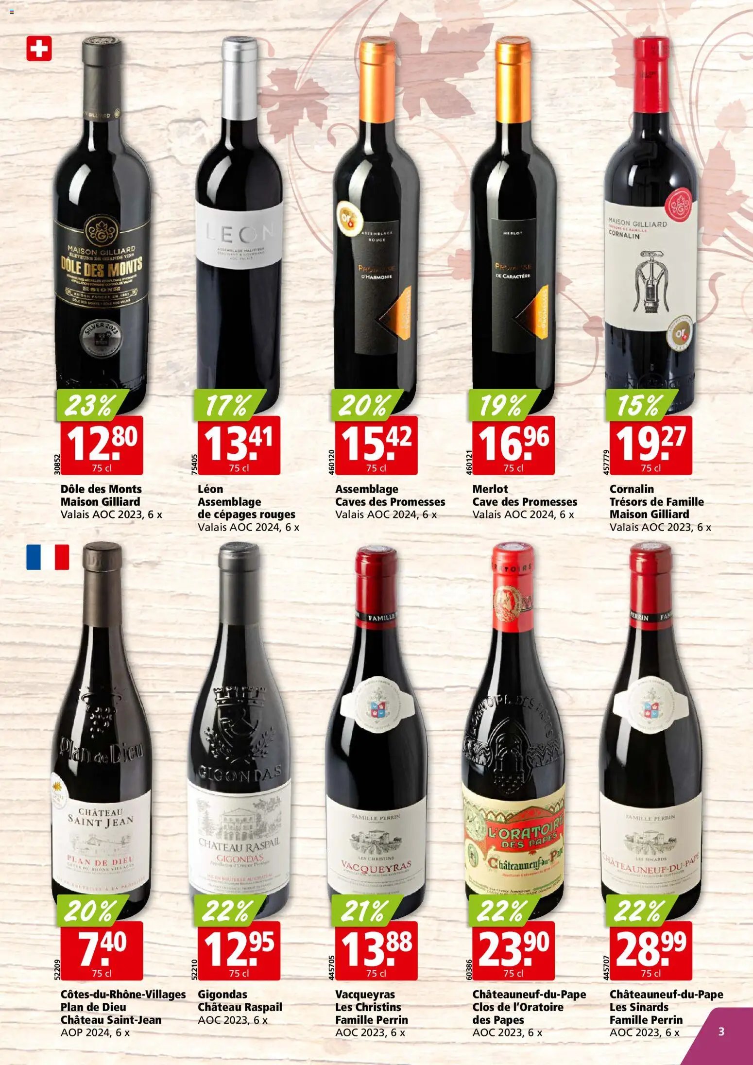 Aligro aktionen Wein Sitten