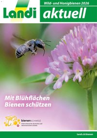Landi aktionen Wild- und Honigbienen (2026-03-29 - 2026-06-30)