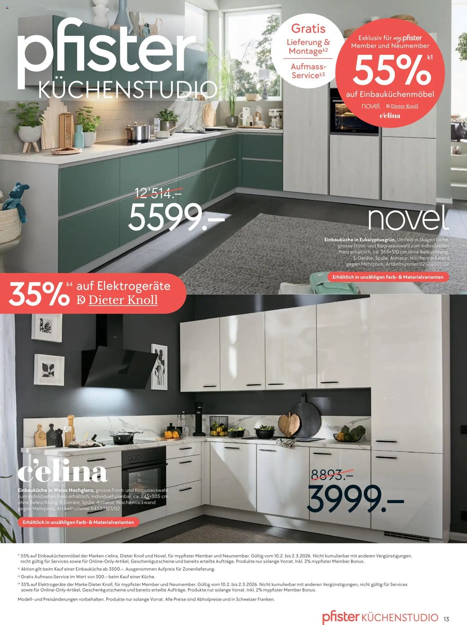 Pfister Aktionen (2026-02-10 - 2026-03-02) | 13