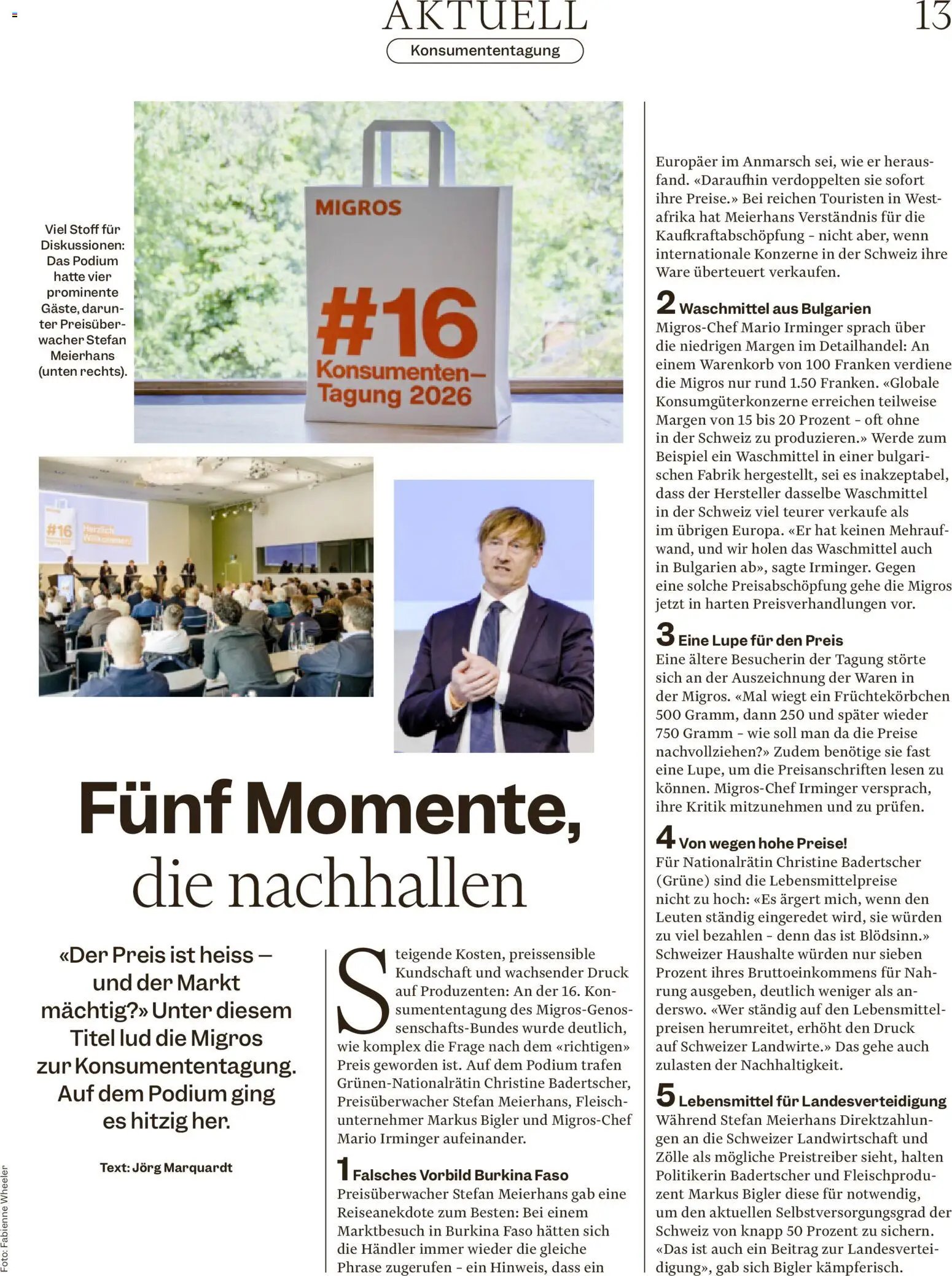 Migros aktionen Magazin
