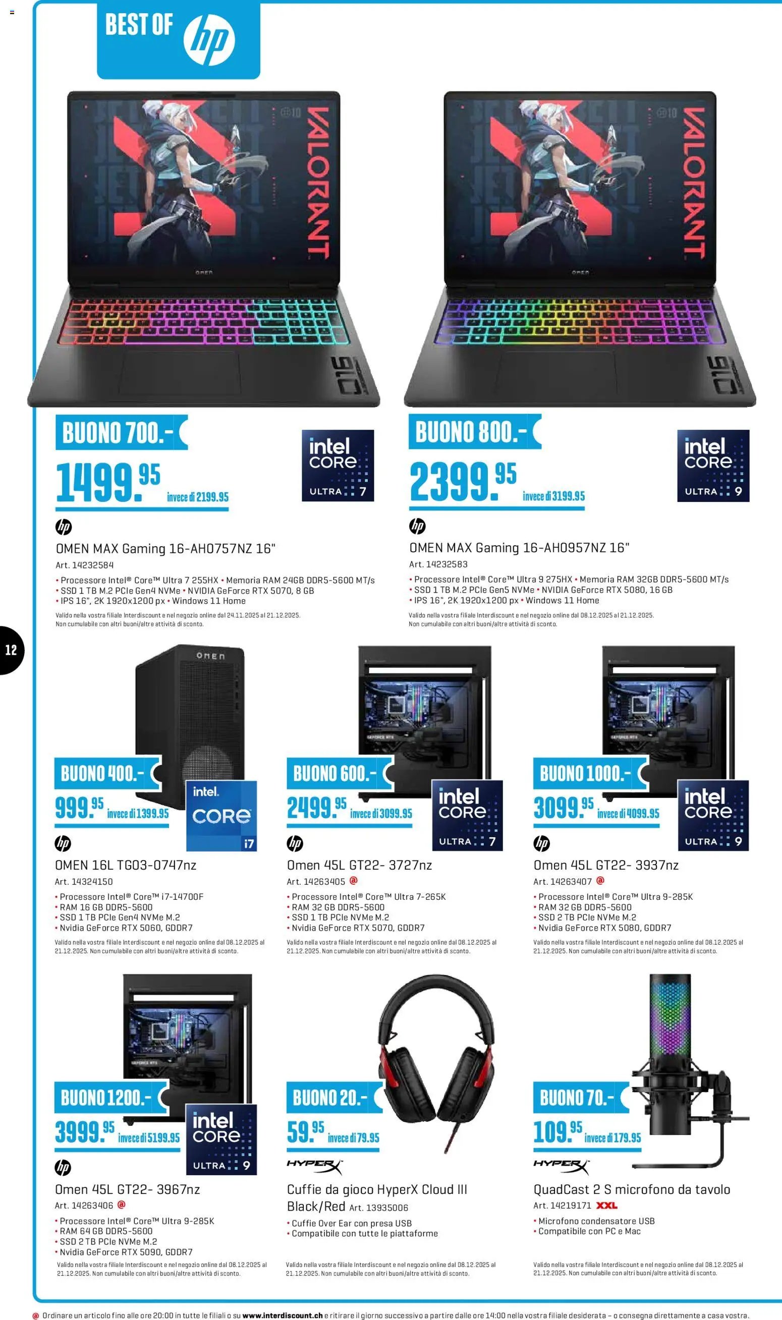 Interdiscount Aktionen IT (2025-12-08 - 2025-12-21)