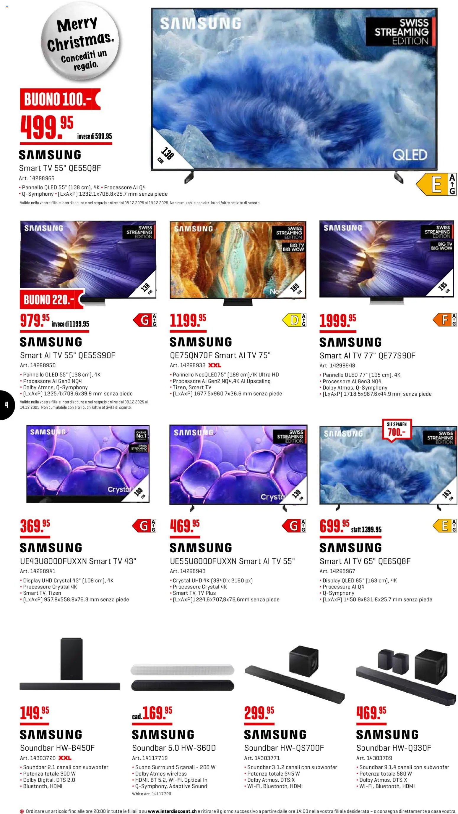 Interdiscount Aktionen IT (2025-12-08 - 2025-12-21)