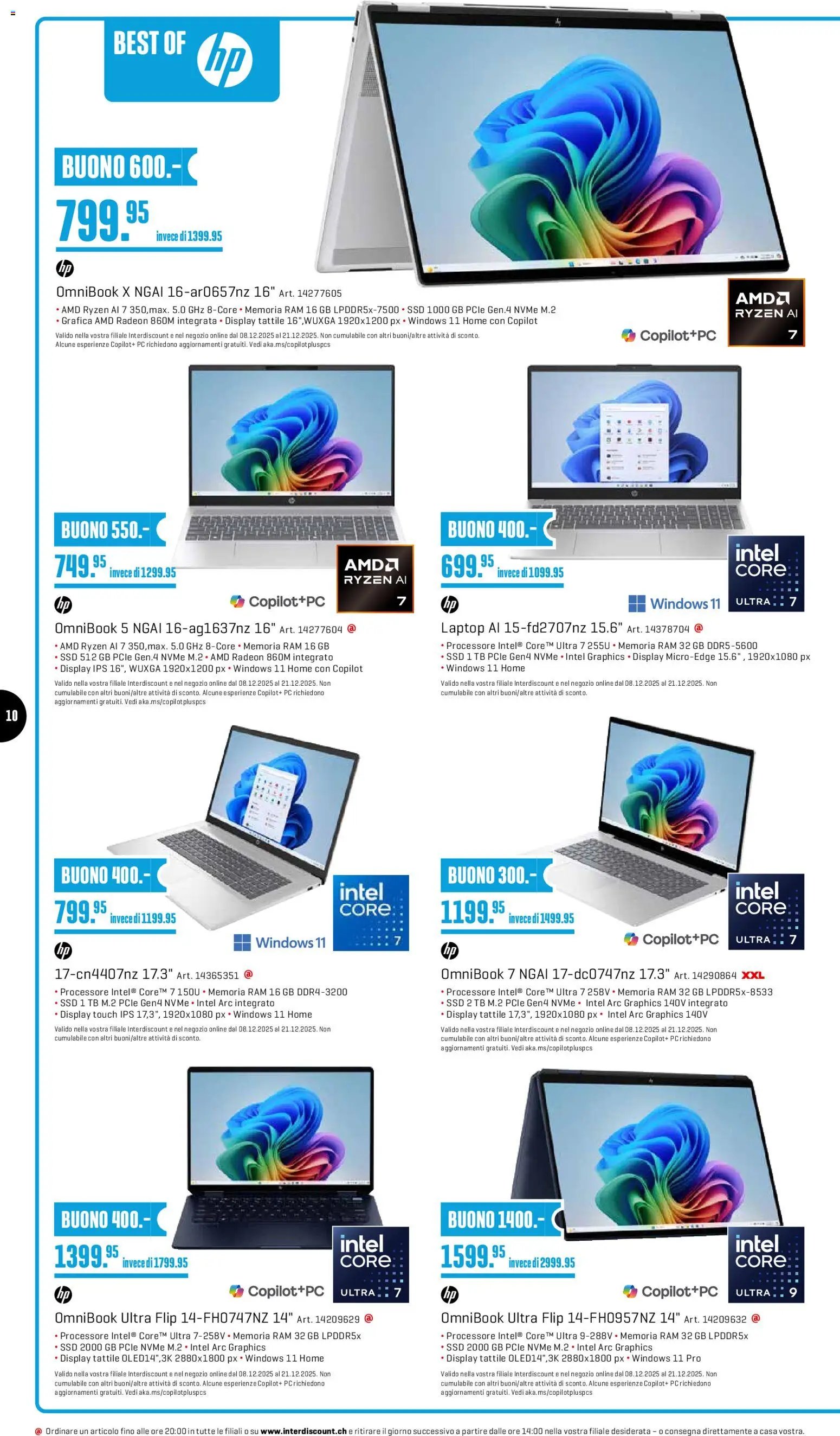 Interdiscount Aktionen IT (2025-12-08 - 2025-12-21)