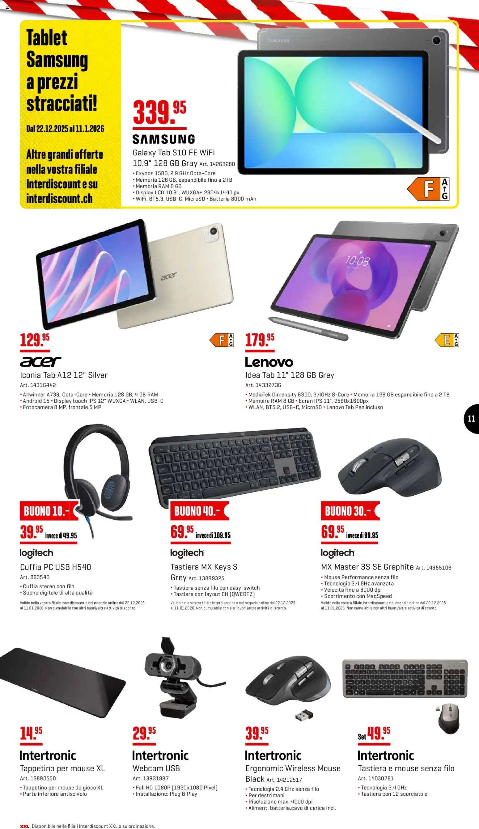 Interdiscount Aktionen IT (2025-12-22 - 2026-01-11)