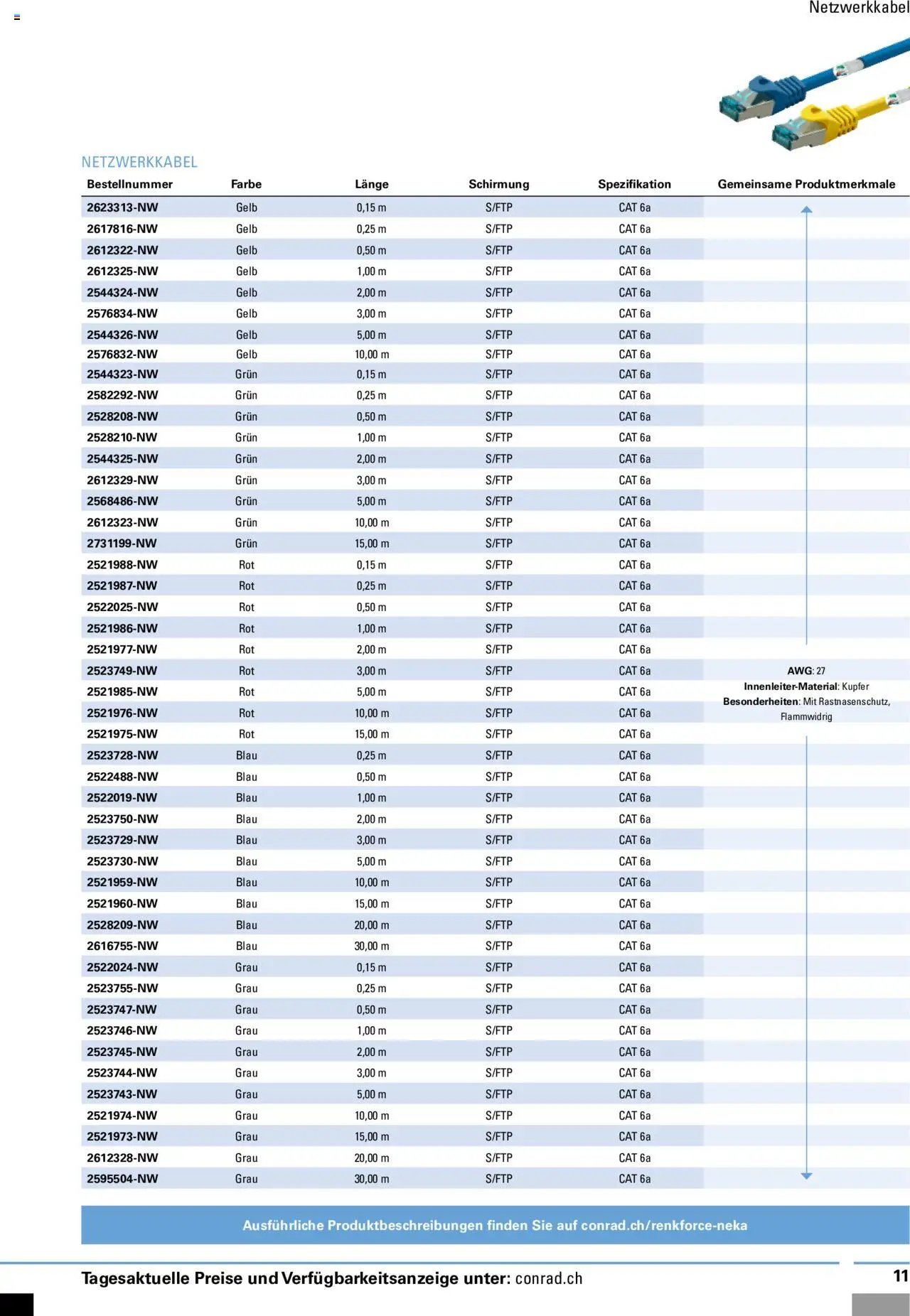 Conrad Aktionen IT-Verkabelung (2023-09-05 - 2025-12-31) | 11