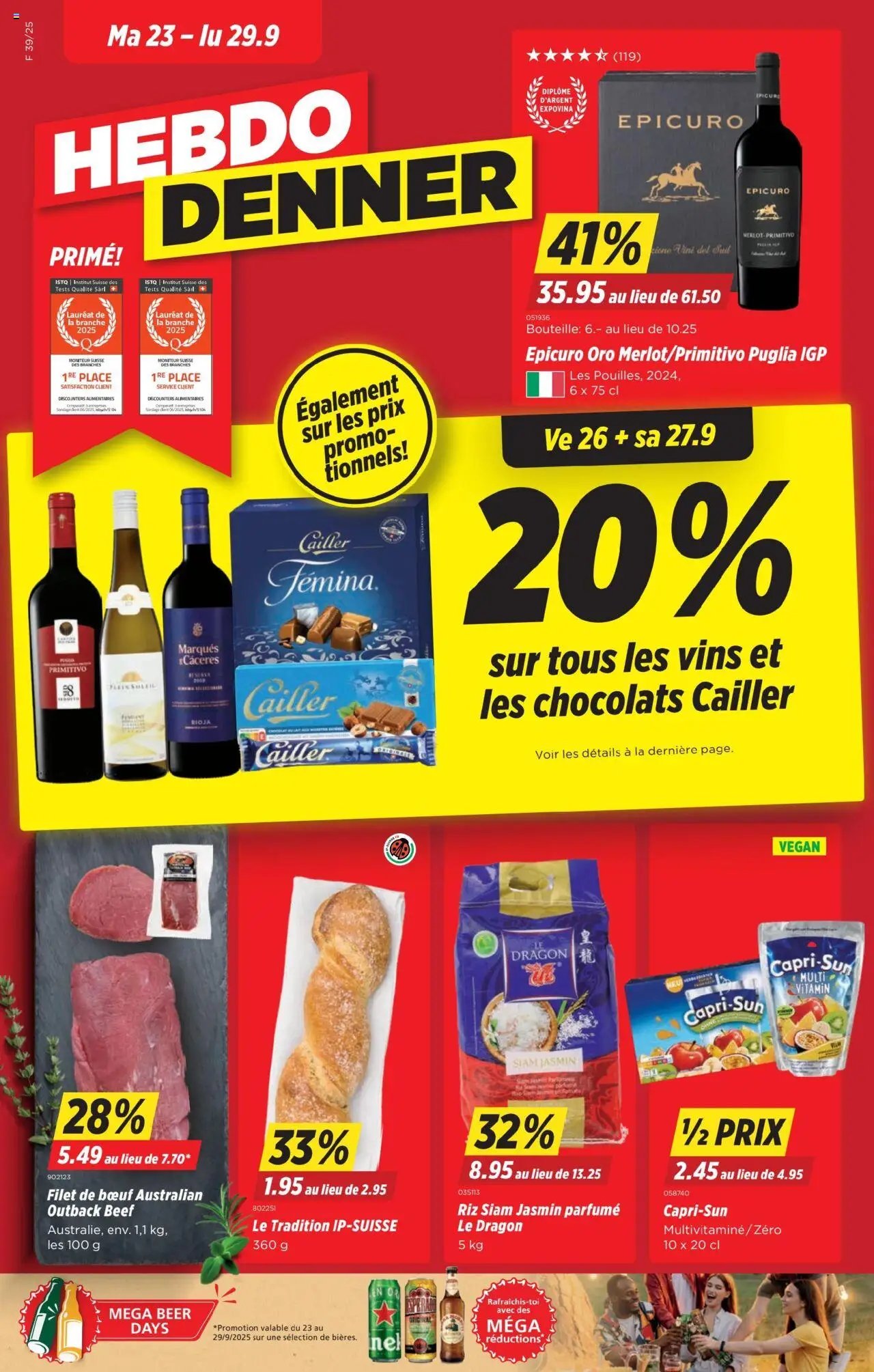 Denner Aktionen FR (2025-09-23 - 2025-09-29)