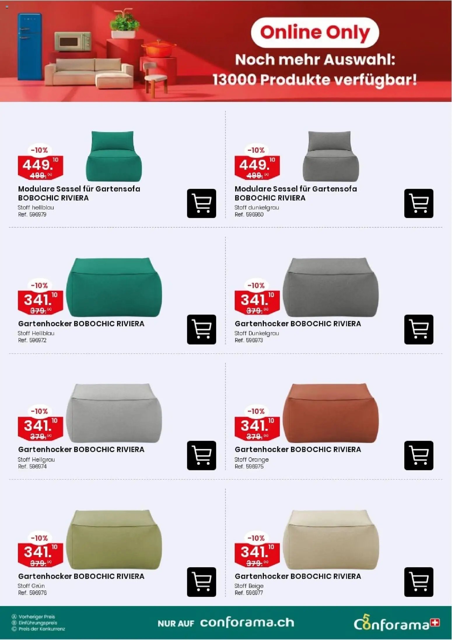Conforama aktionen Gartensofa
