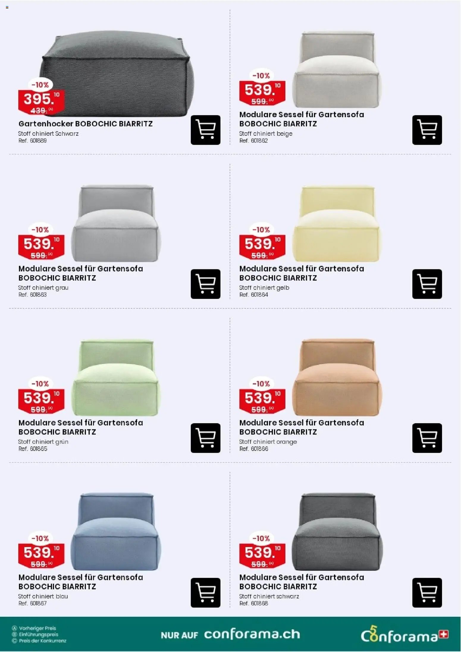Conforama aktionen Gartensofa
