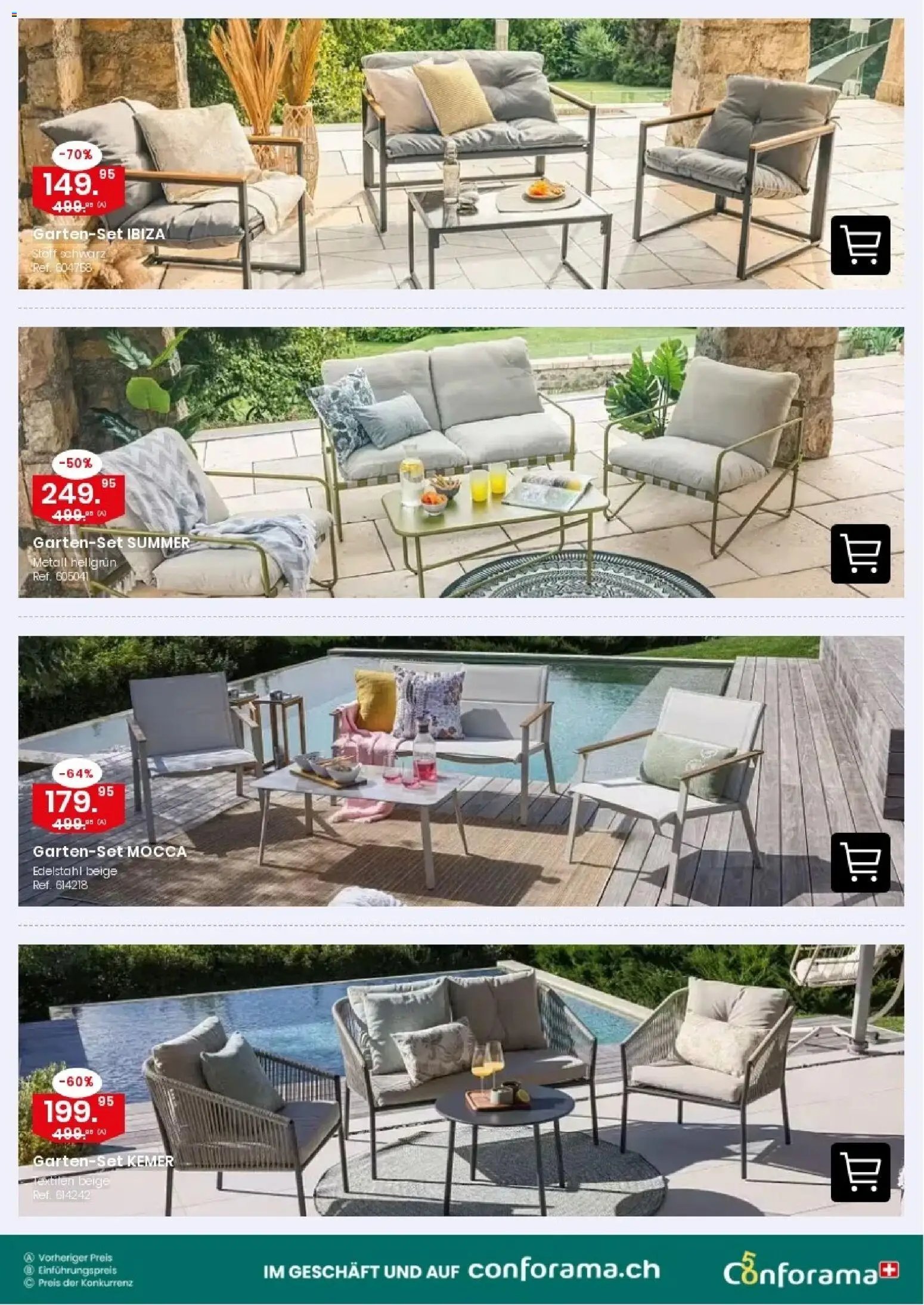 Conforama aktionen Gartensofa