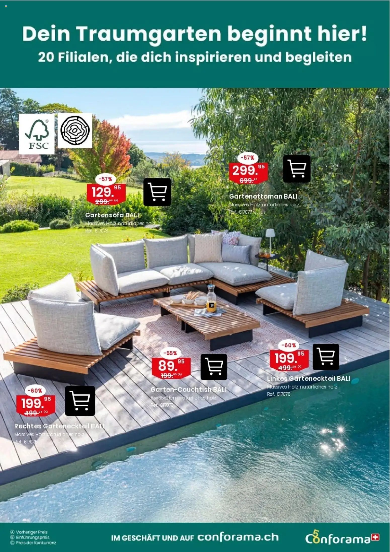 Conforama aktionen Gartensofa