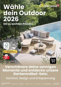 Conforama aktionen Gartensofa