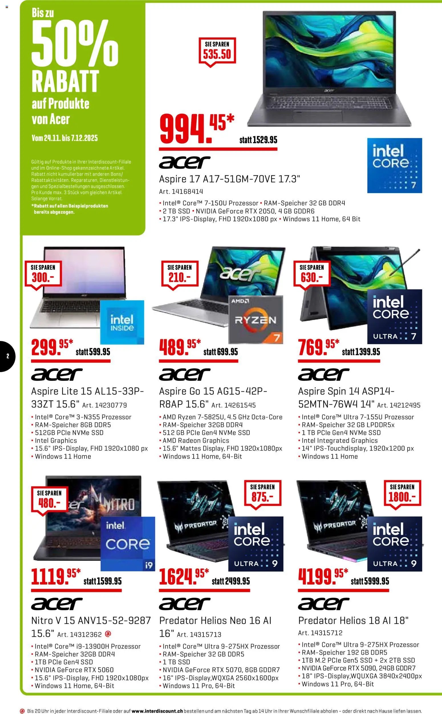 Interdiscount Aktionen (2025-12-01 - 2025-12-07) | 2