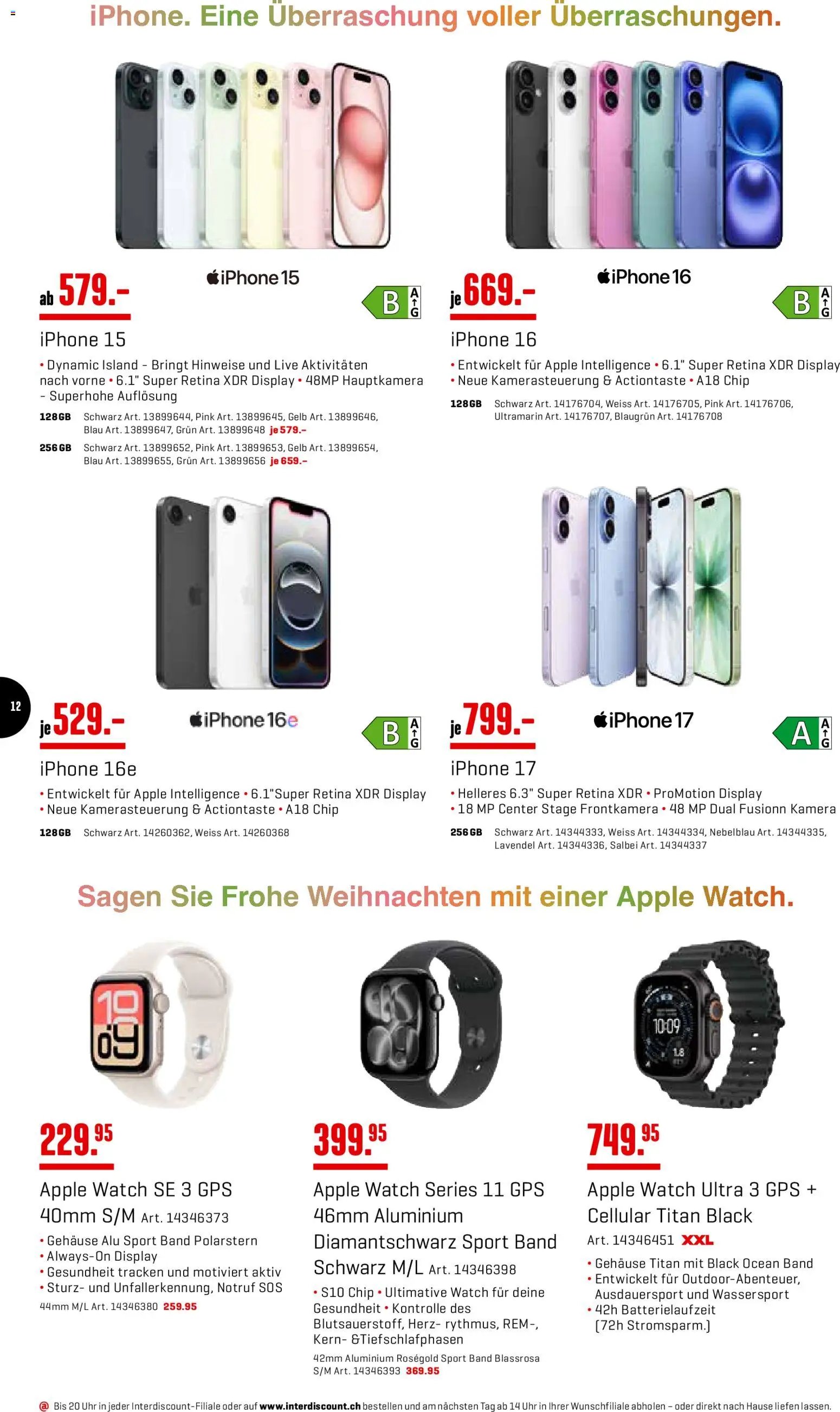 Interdiscount Aktionen (2025-12-01 - 2025-12-07) | 12