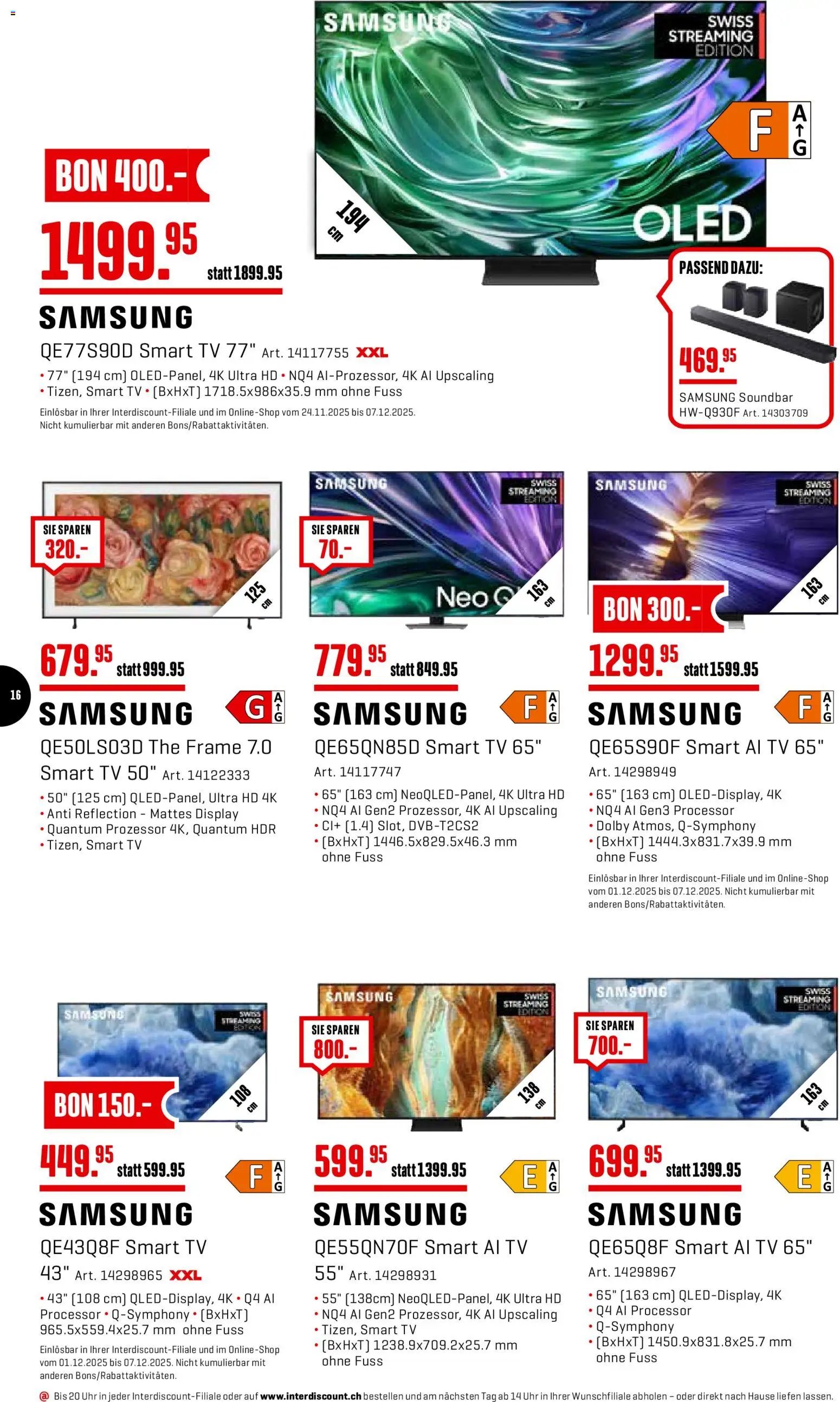 Interdiscount Aktionen (2025-12-01 - 2025-12-07) | 16