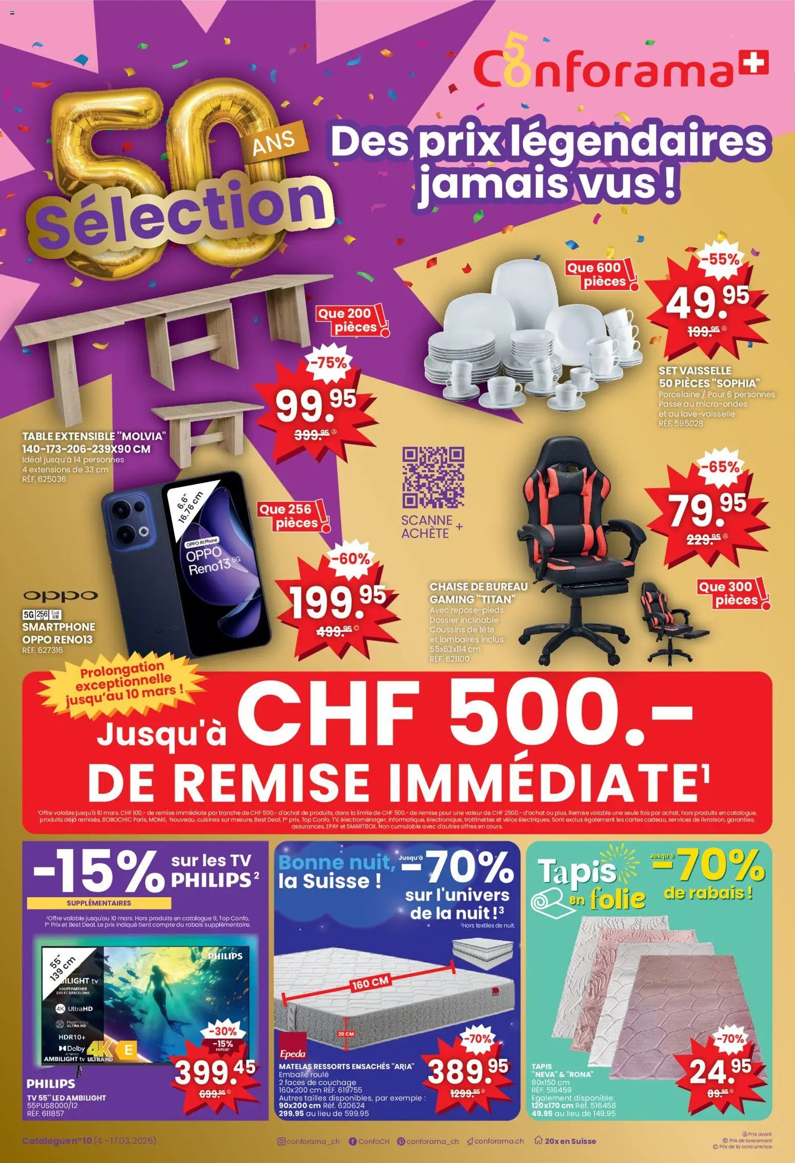 Conforama aktionen Sélection  (2026-03-04 - 2026-03-17)