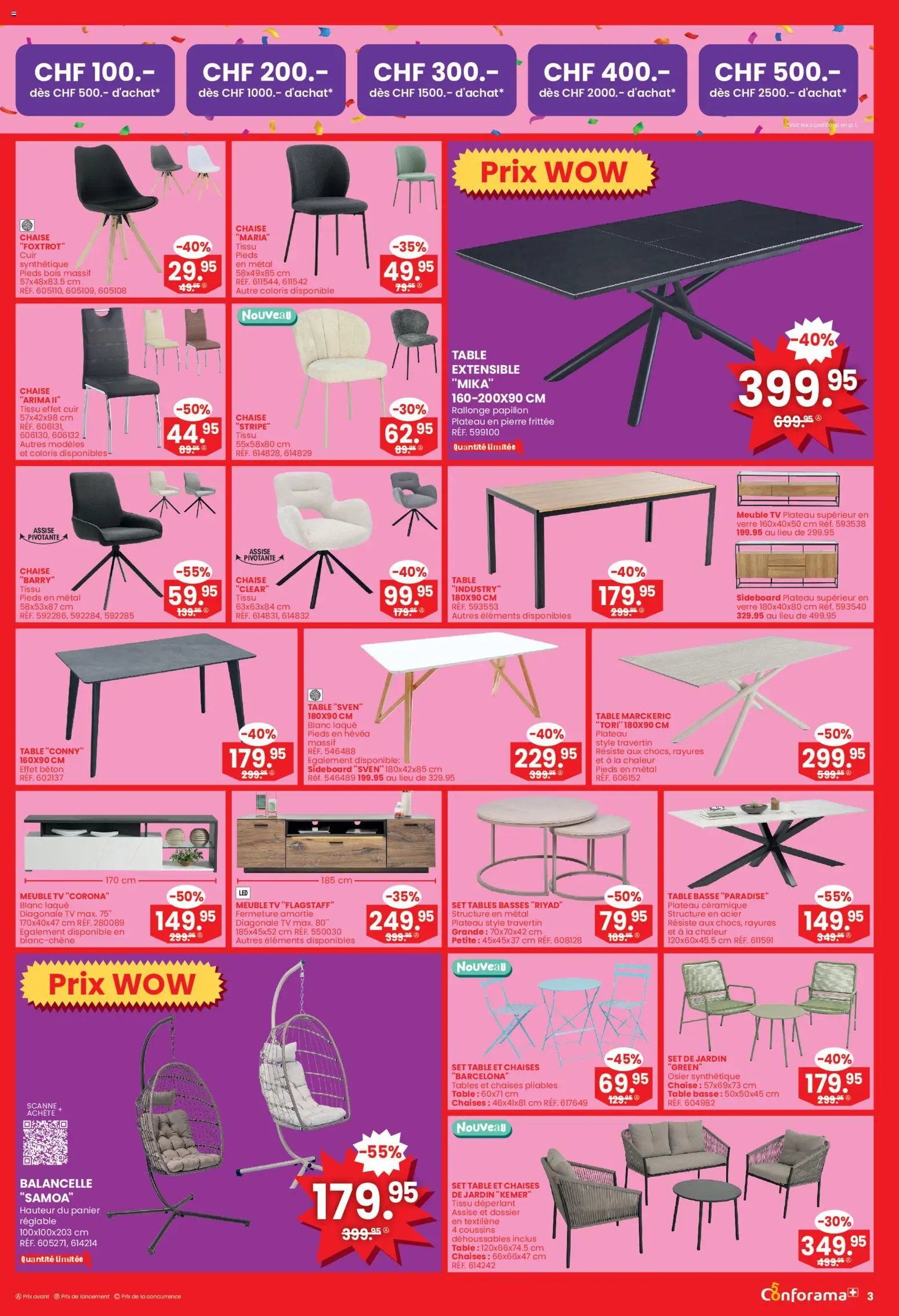 Conforama aktionen Sélection  (2026-03-04 - 2026-03-17)