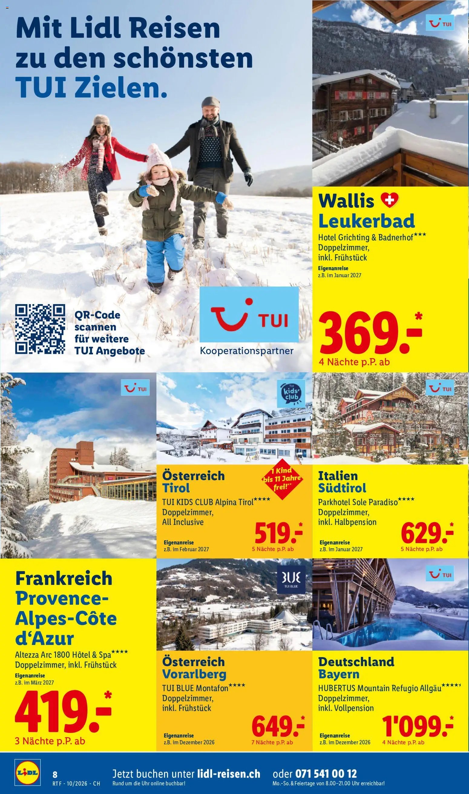 Lidl aktionen Oktober/November Reise-Highlights