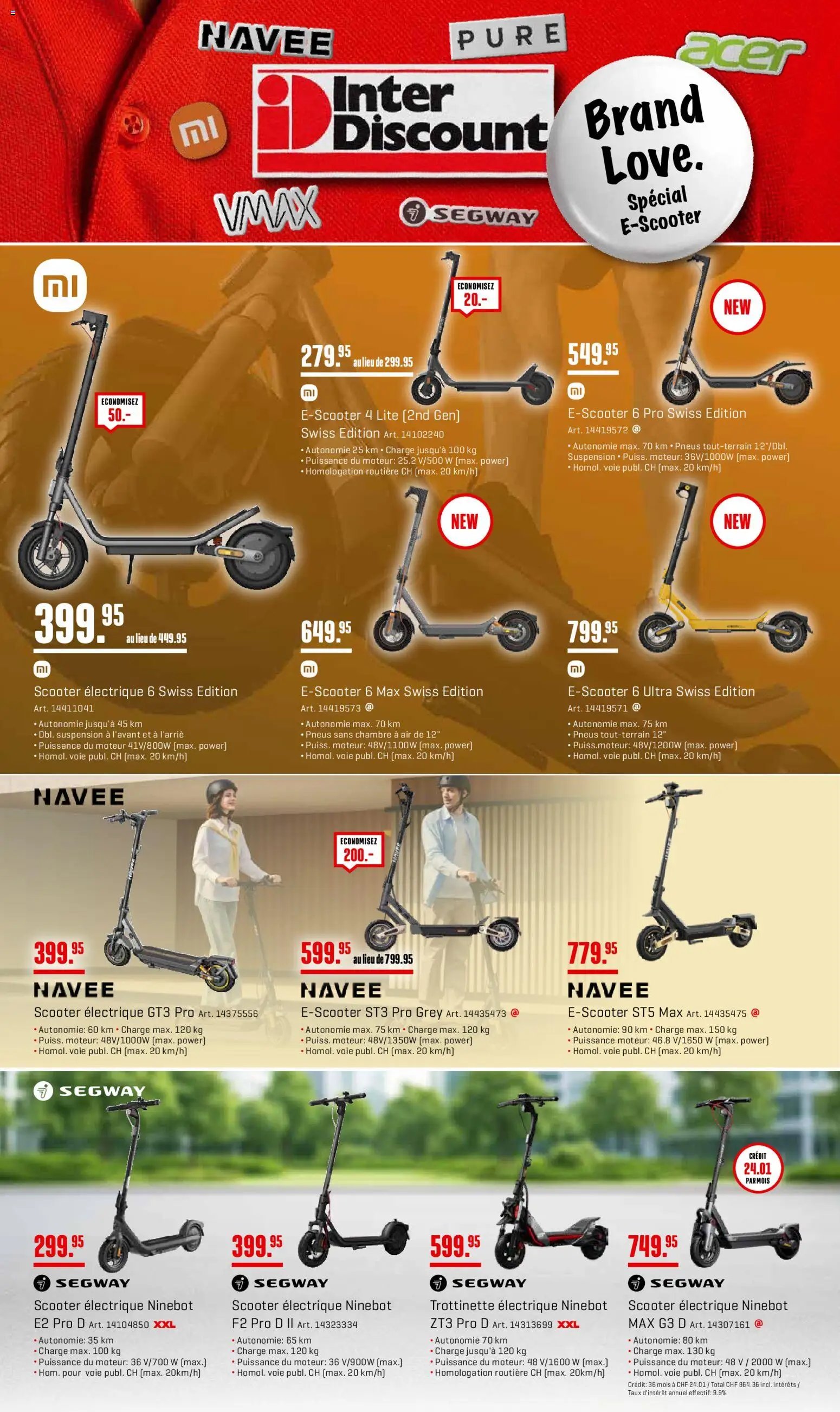 Interdiscount aktionen Grill und eScooter FR (2026-04-20 - 2026-05-03)