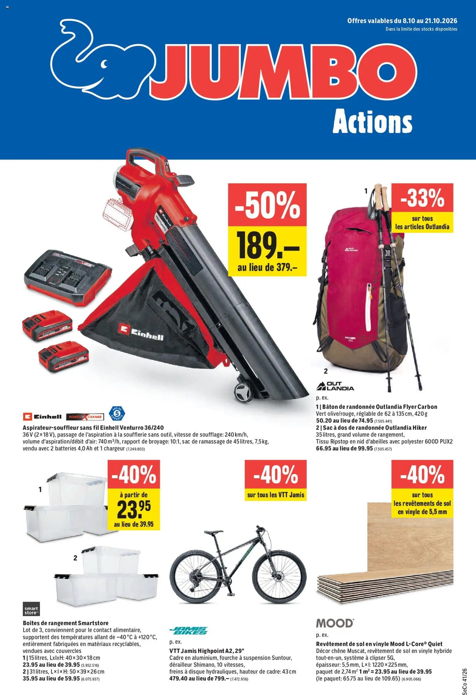 Jumbo aktionen FR