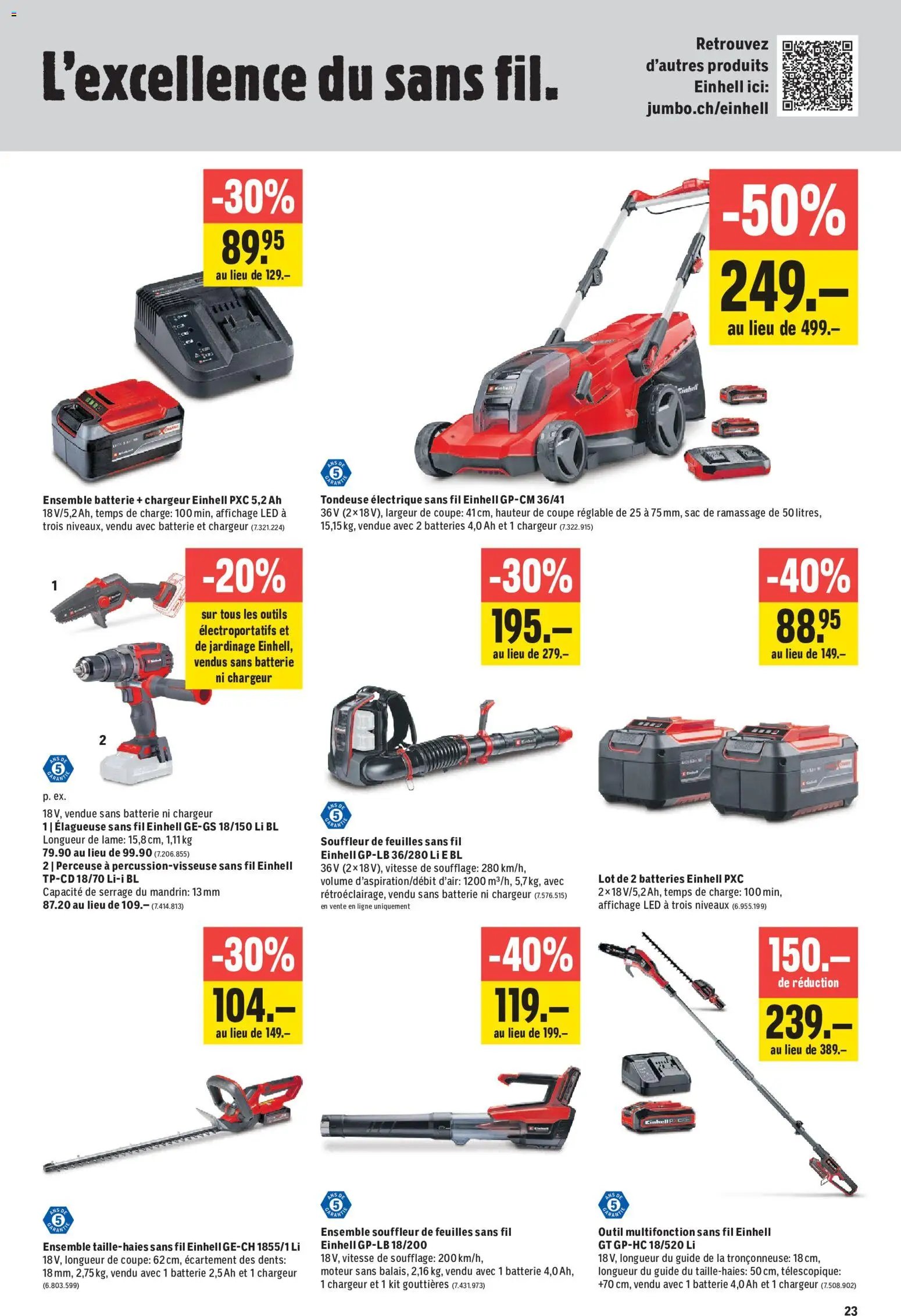 Jumbo aktionen FR