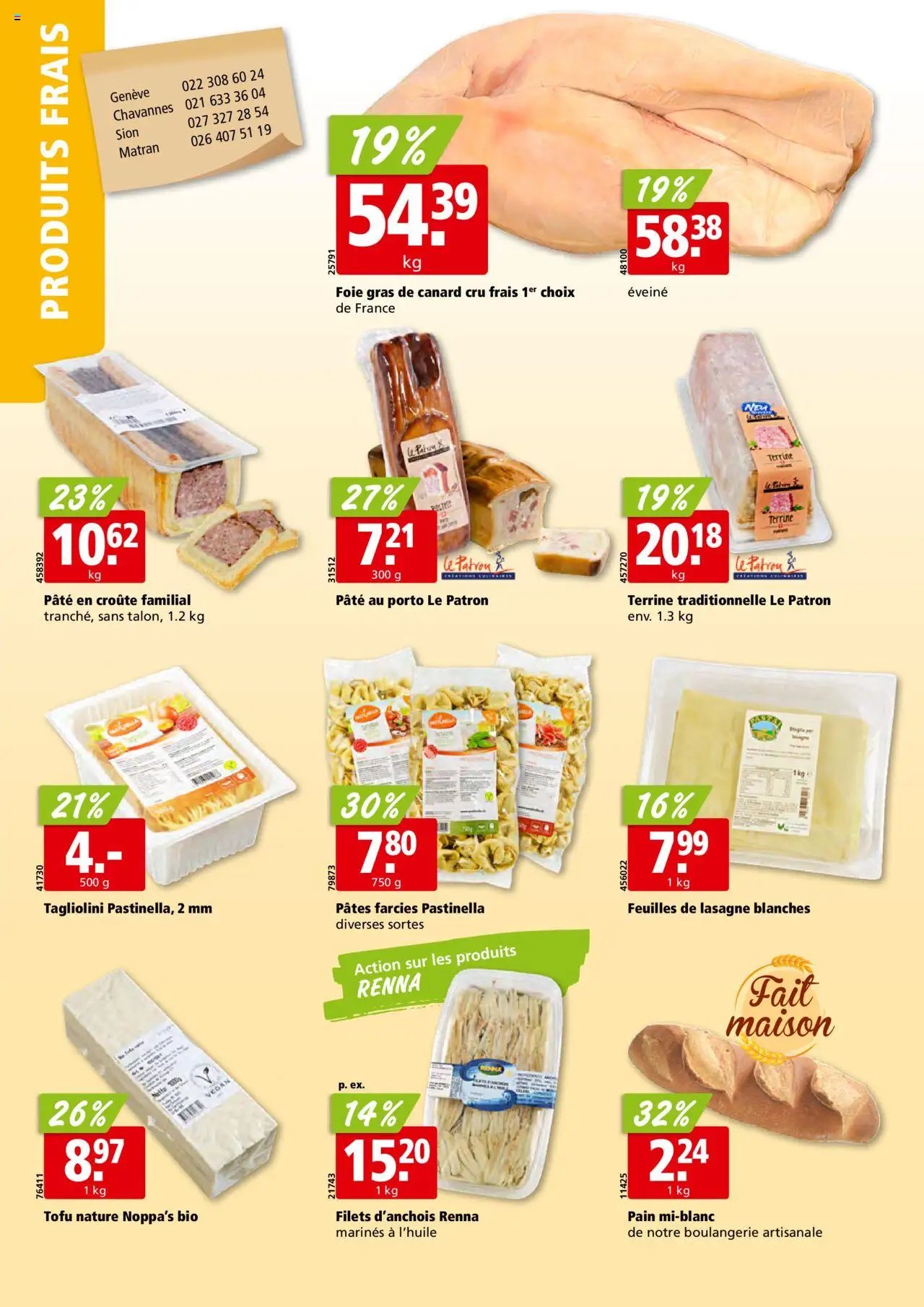 Aligro Aktionen Chavannes, Matran, Genève, Sion (2025-10-13 - 2025-10-18)