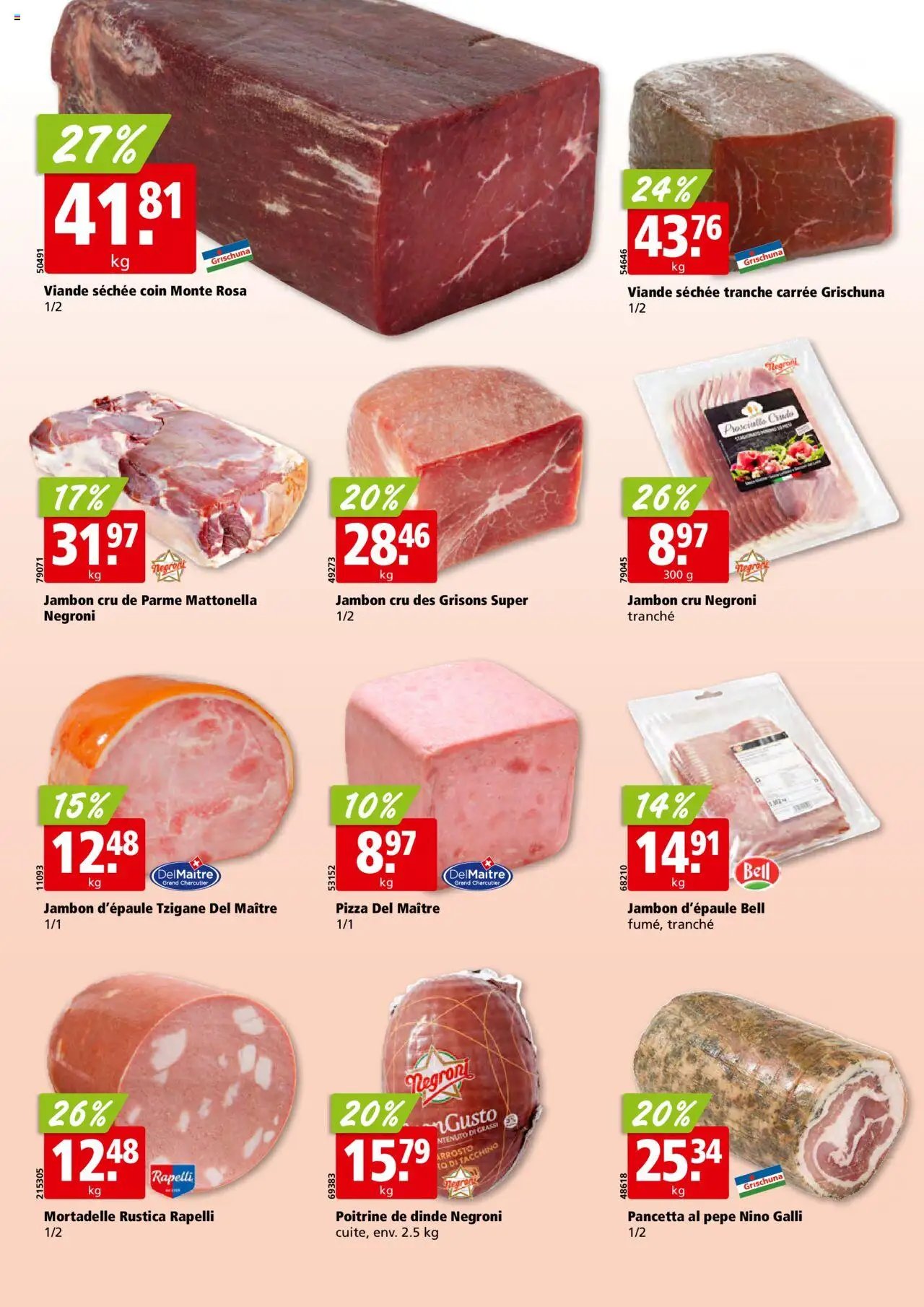 Aligro Aktionen Chavannes, Matran, Genève, Sion (2025-10-13 - 2025-10-18)