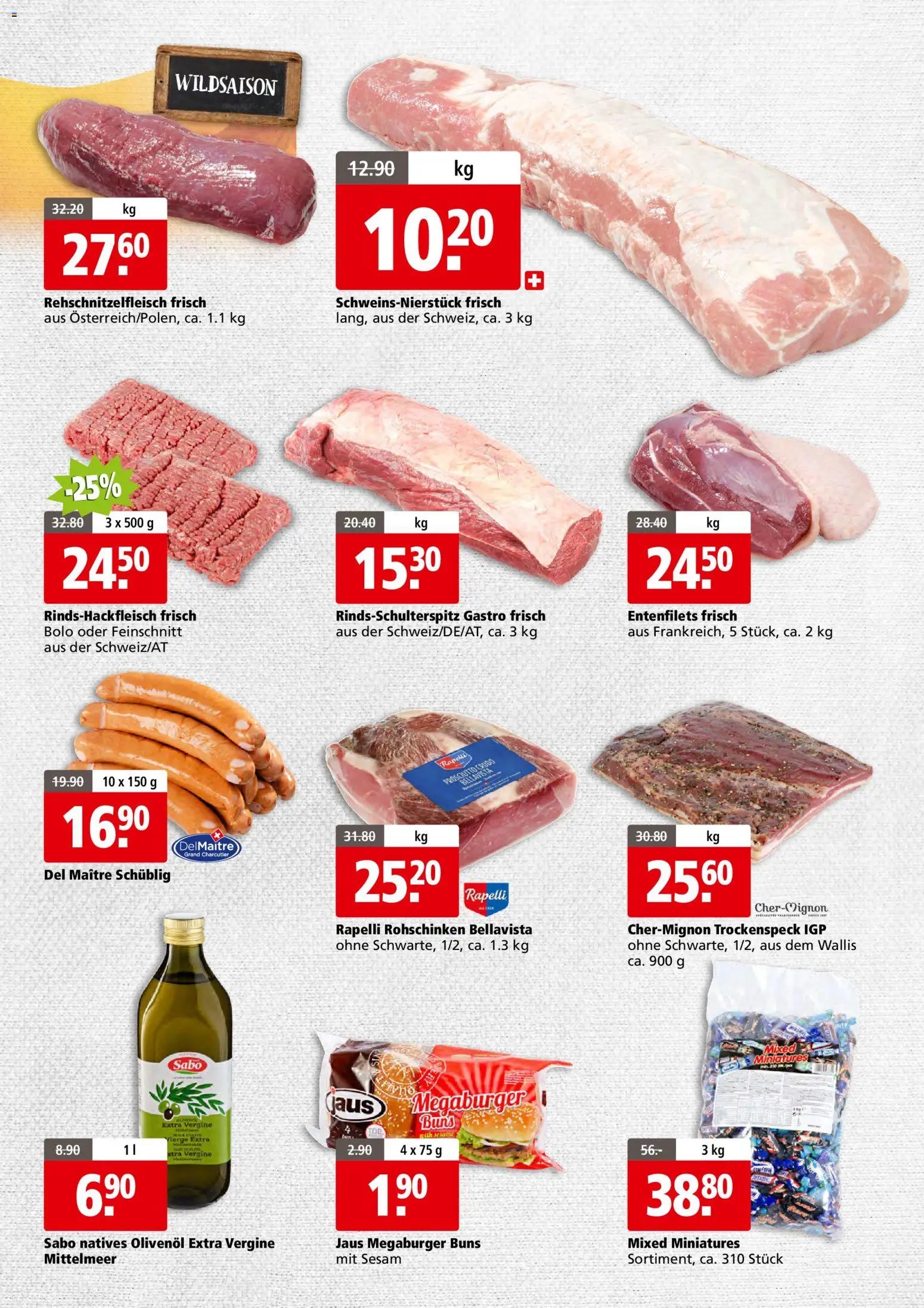 Aligro aktionen Business Chavannes, Matran, Genf, Sitten