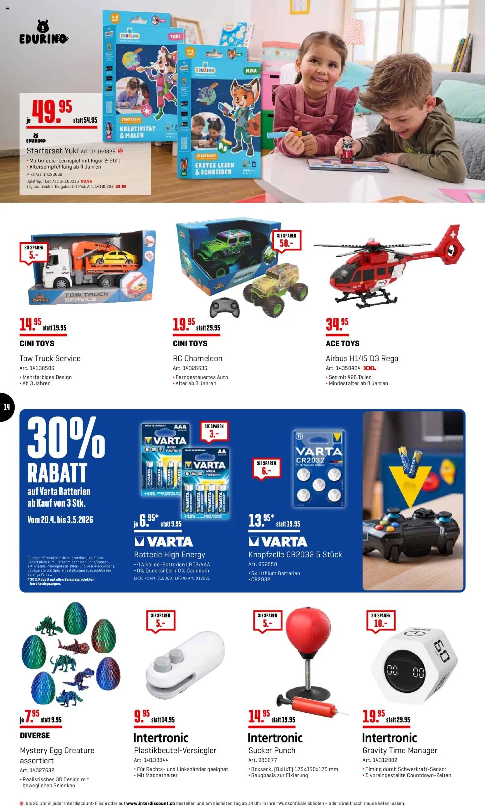 Interdiscount aktionen 20% Rabatt (2026-04-27 - 2026-05-03)