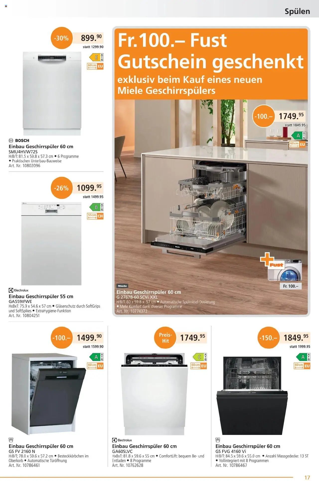 Fust Aktionen (2025-09-22 - 2025-10-19)