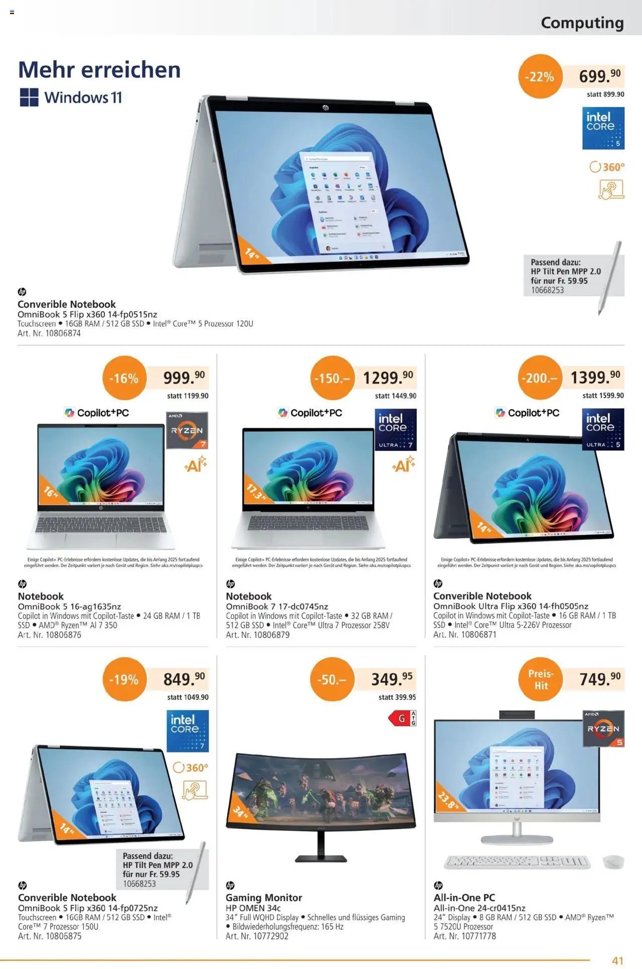 Fust Aktionen (2025-09-22 - 2025-10-19)