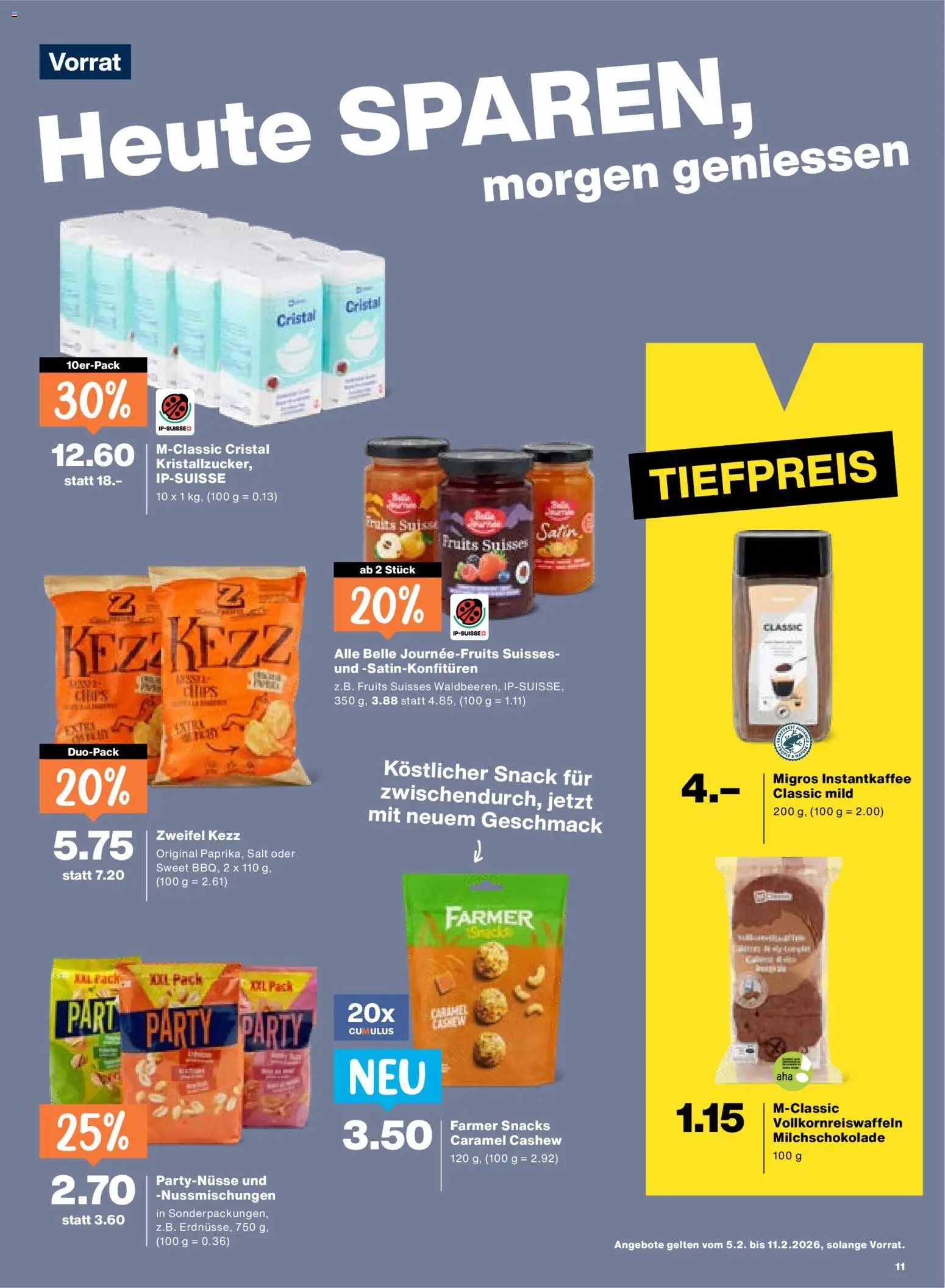 Migros Aktionen (2026-02-05 - 2026-02-11)