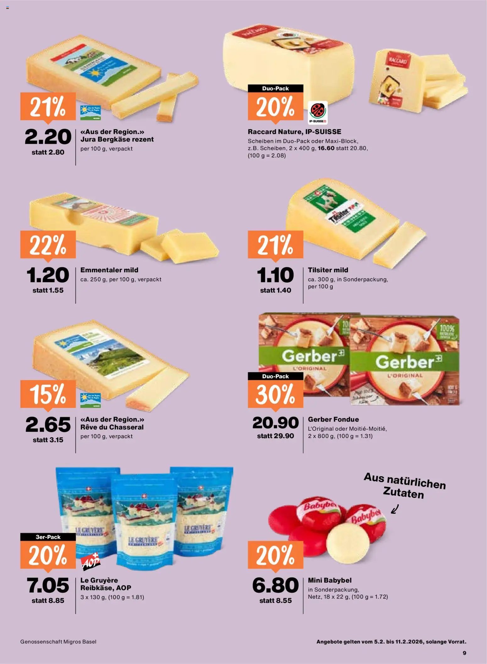 Migros Aktionen (2026-02-05 - 2026-02-11)