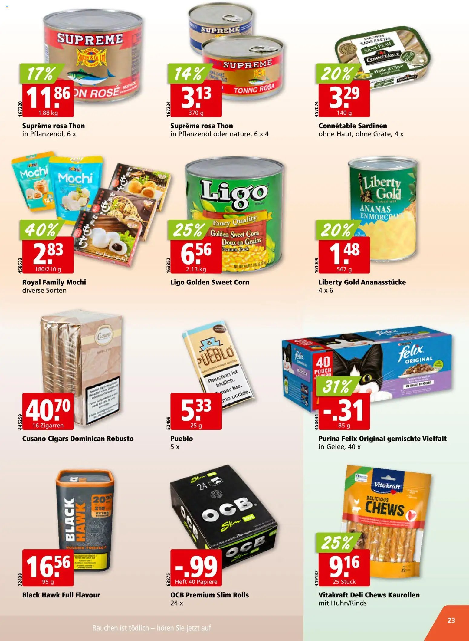 Aligro Aktionen Schlieren, Gossau SG, Frauenfeld, Rapperswil-Jona, Sargans, Bern, Brüttisellen, Pratteln, Emmen, Spreitenbach (2025-11-10 - 2025-11-15) | 23