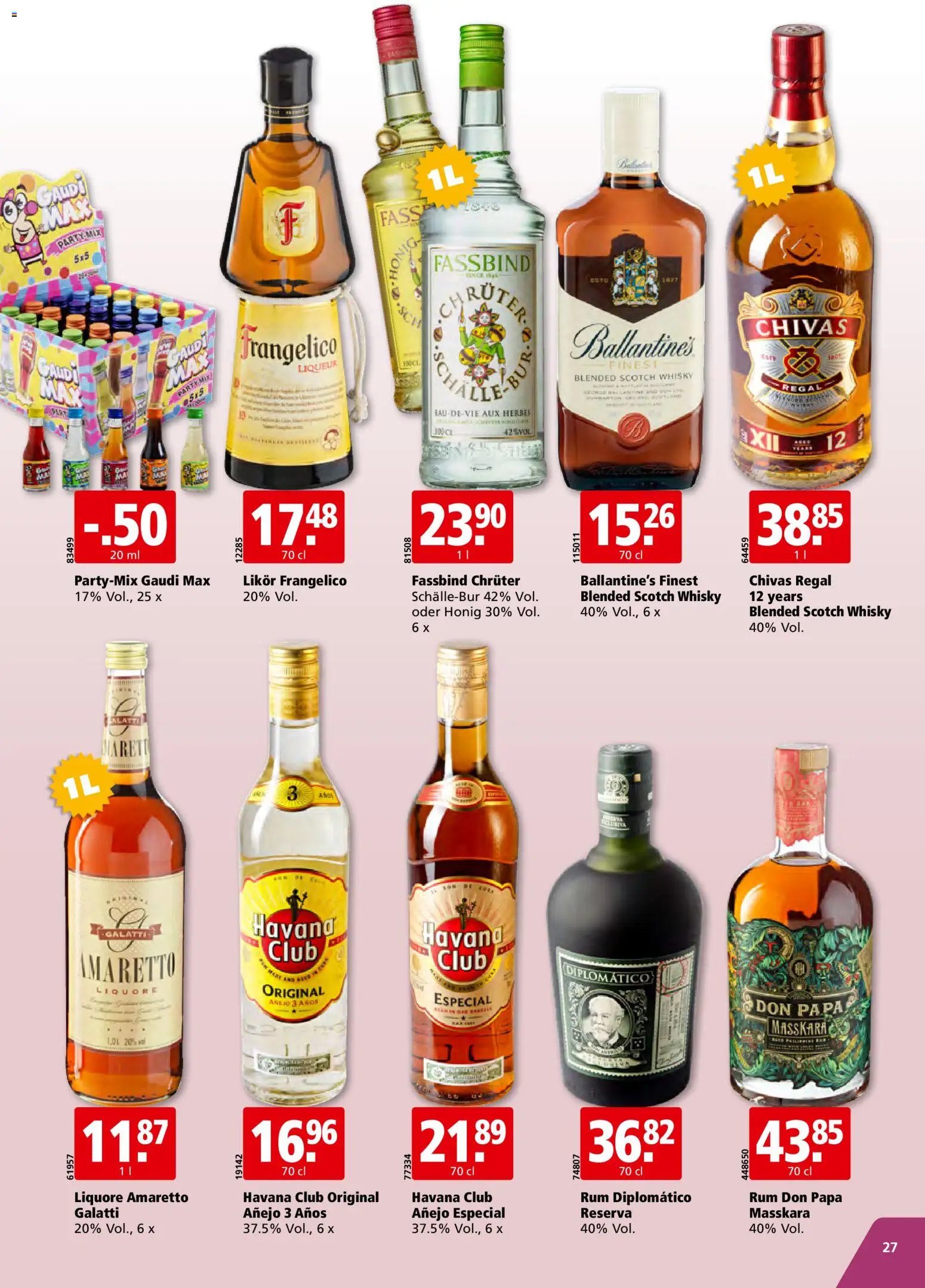 Aligro Aktionen Schlieren, Gossau SG, Frauenfeld, Rapperswil-Jona, Sargans, Bern, Brüttisellen, Pratteln, Emmen, Spreitenbach (2025-11-10 - 2025-11-15) | 27