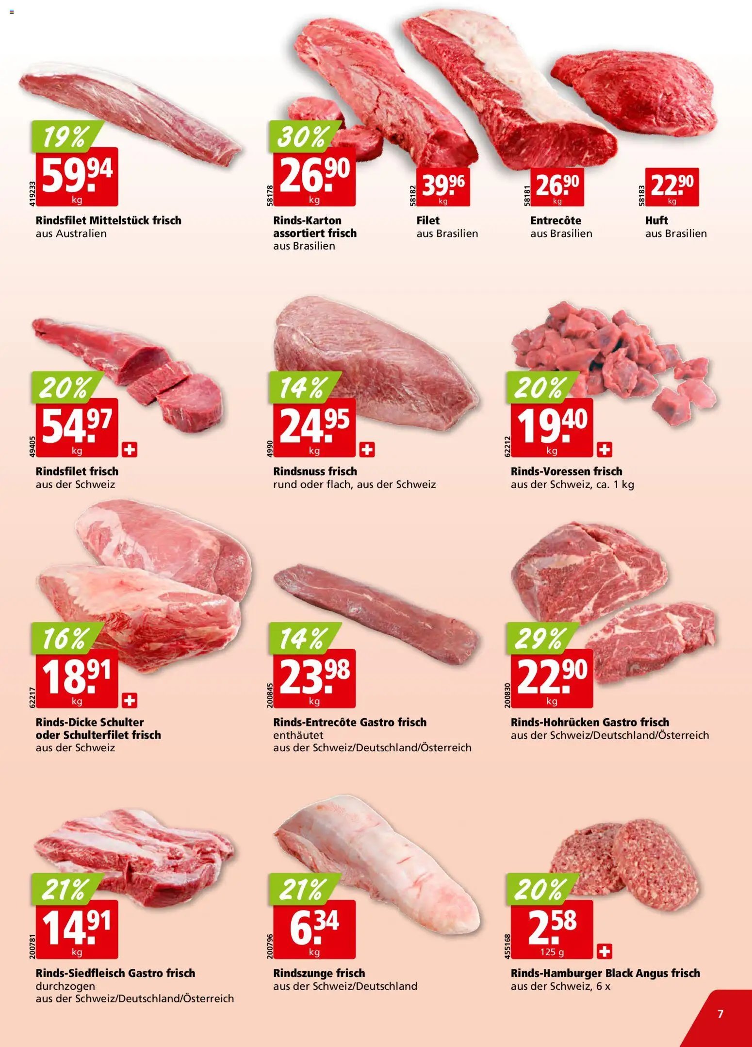 Aligro Aktionen Schlieren, Gossau SG, Frauenfeld, Rapperswil-Jona, Sargans, Bern, Brüttisellen, Pratteln, Emmen, Spreitenbach (2025-11-10 - 2025-11-15) | 7