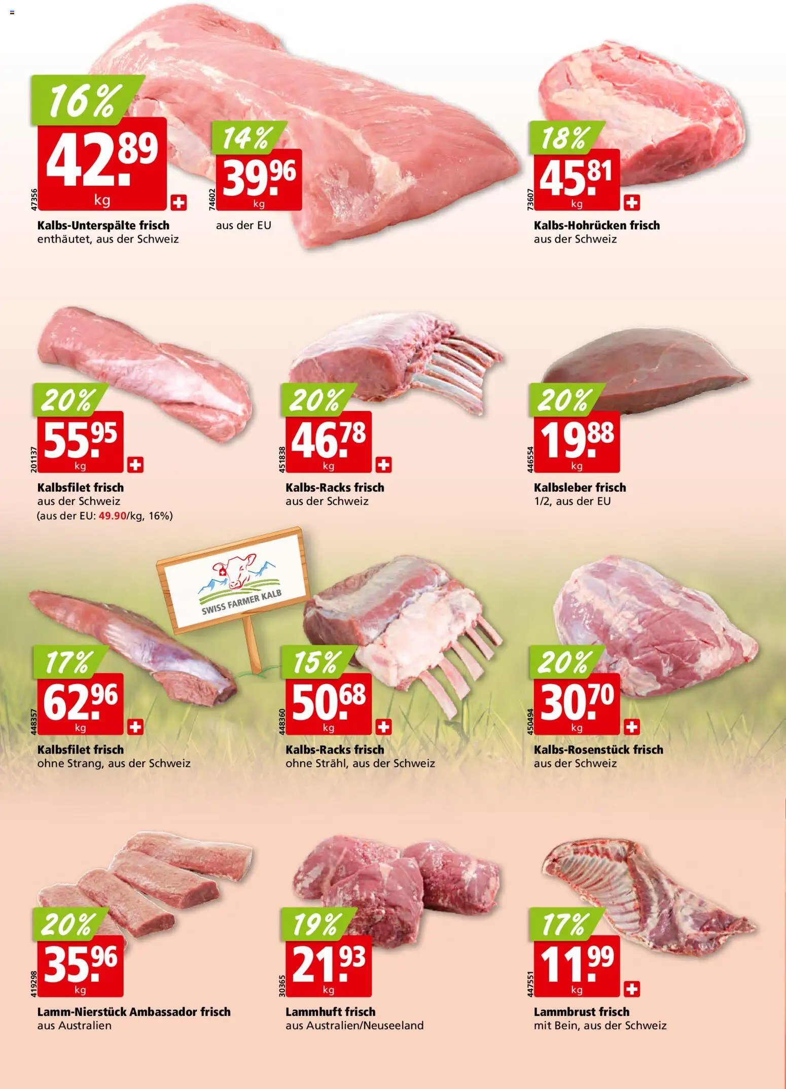 Aligro Aktionen Schlieren, Gossau SG, Frauenfeld, Rapperswil-Jona, Sargans, Bern, Brüttisellen, Pratteln, Emmen, Spreitenbach (2025-11-10 - 2025-11-15) | 8