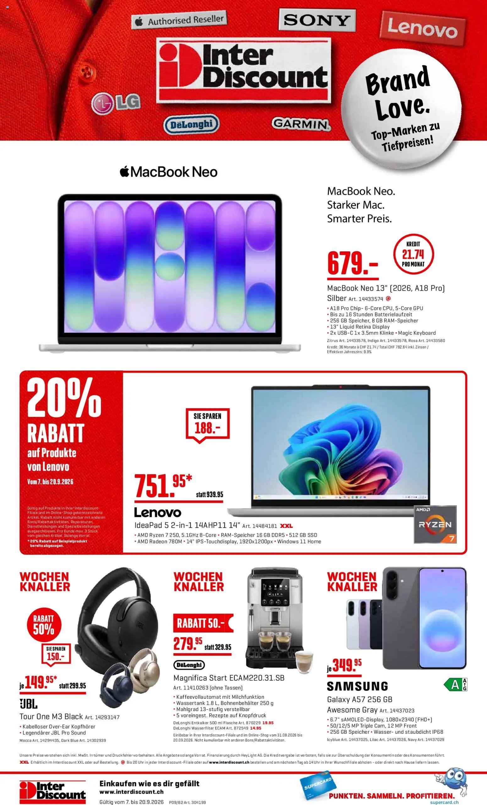 Interdiscount aktionen Angebote