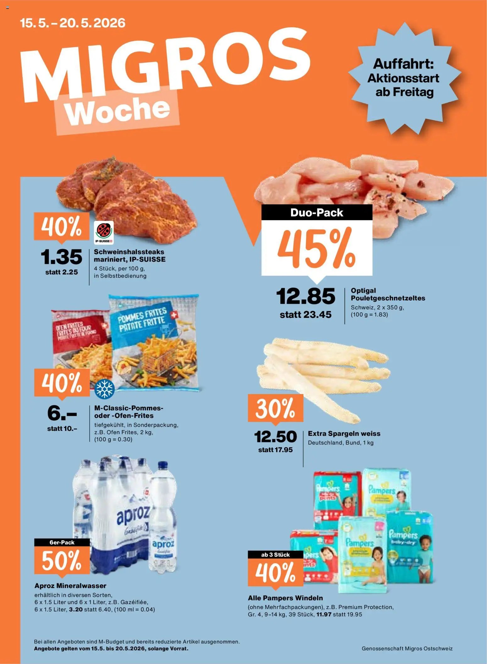 Migros aktionen (2026-05-15 - 2026-05-20) | 1