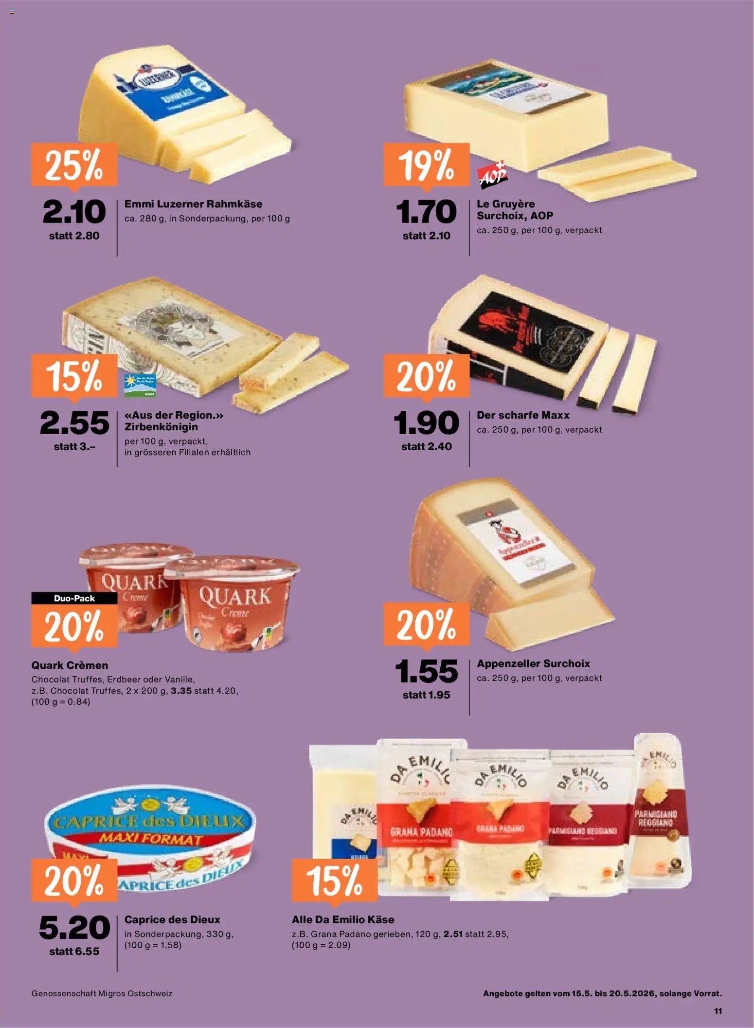 Migros aktionen (2026-05-15 - 2026-05-20) | 11