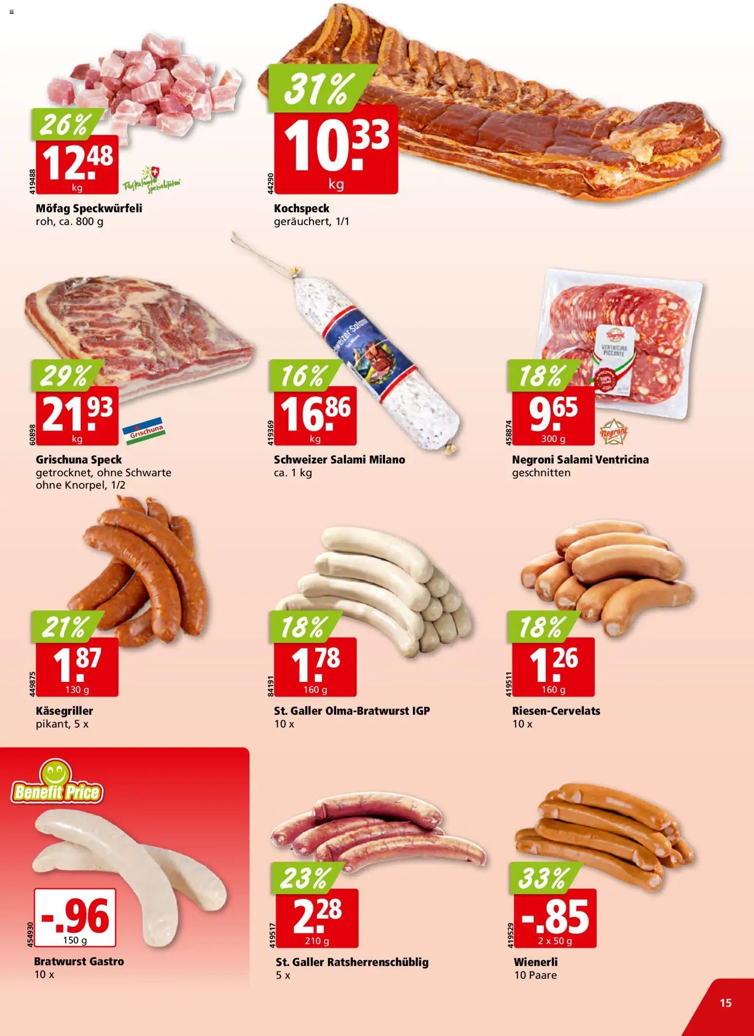 Aligro Aktionen Schlieren, Gossau SG, Frauenfeld, Rapperswil-Jona, Sargans, Bern, Brüttisellen, Pratteln, Emmen, Spreitenbach (2025-12-15 - 2025-12-24) | 15