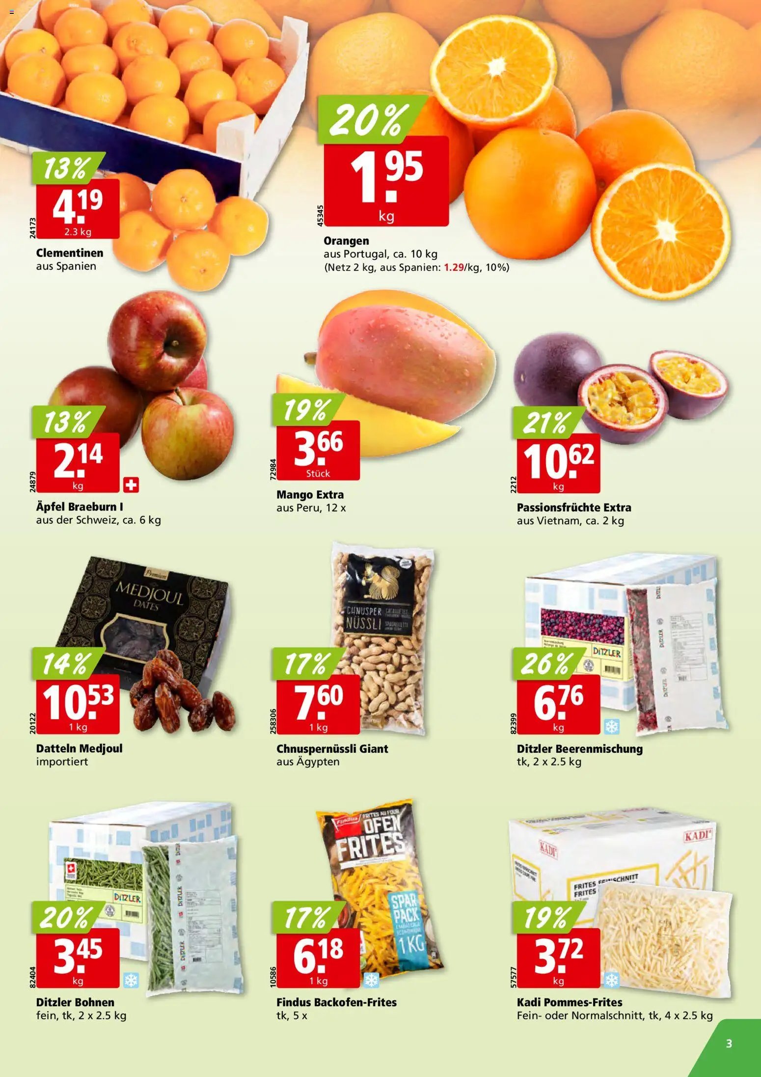 Aligro Aktionen Schlieren, Gossau SG, Frauenfeld, Rapperswil-Jona, Sargans, Bern, Brüttisellen, Pratteln, Emmen, Spreitenbach (2025-12-15 - 2025-12-24) | 3